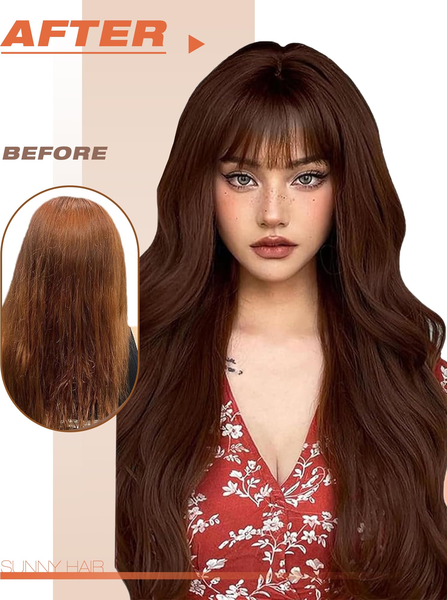 Foto 7 pulgar | Extensiones De Cabello Sunny Hair Tape En Color Castaño, 50 G, 20 Unidades - Venta Internacional.