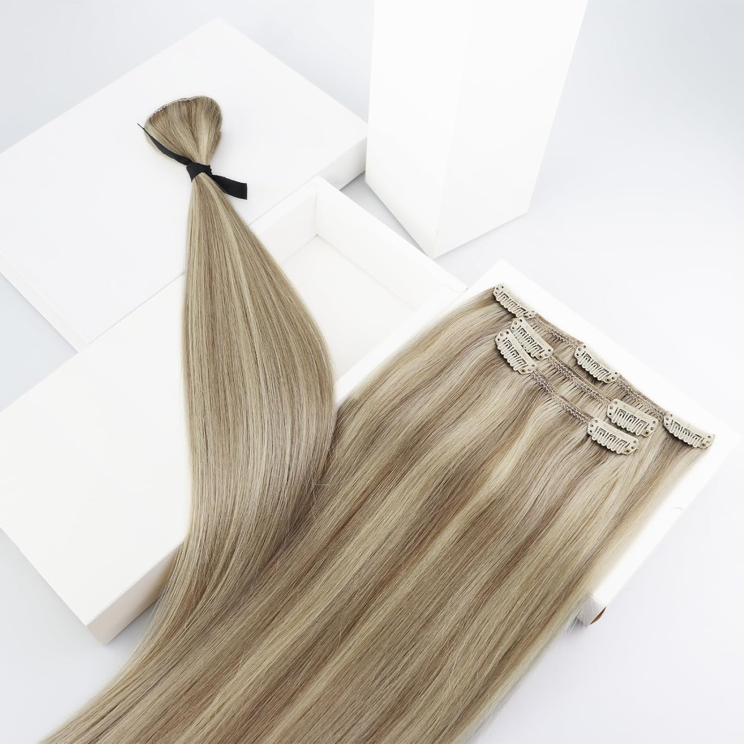 Foto 7 pulgar | Extensiones Con Forma De Pinza Para Cabello Humano Liso Sunny Hair, 120 G - Venta Internacional.
