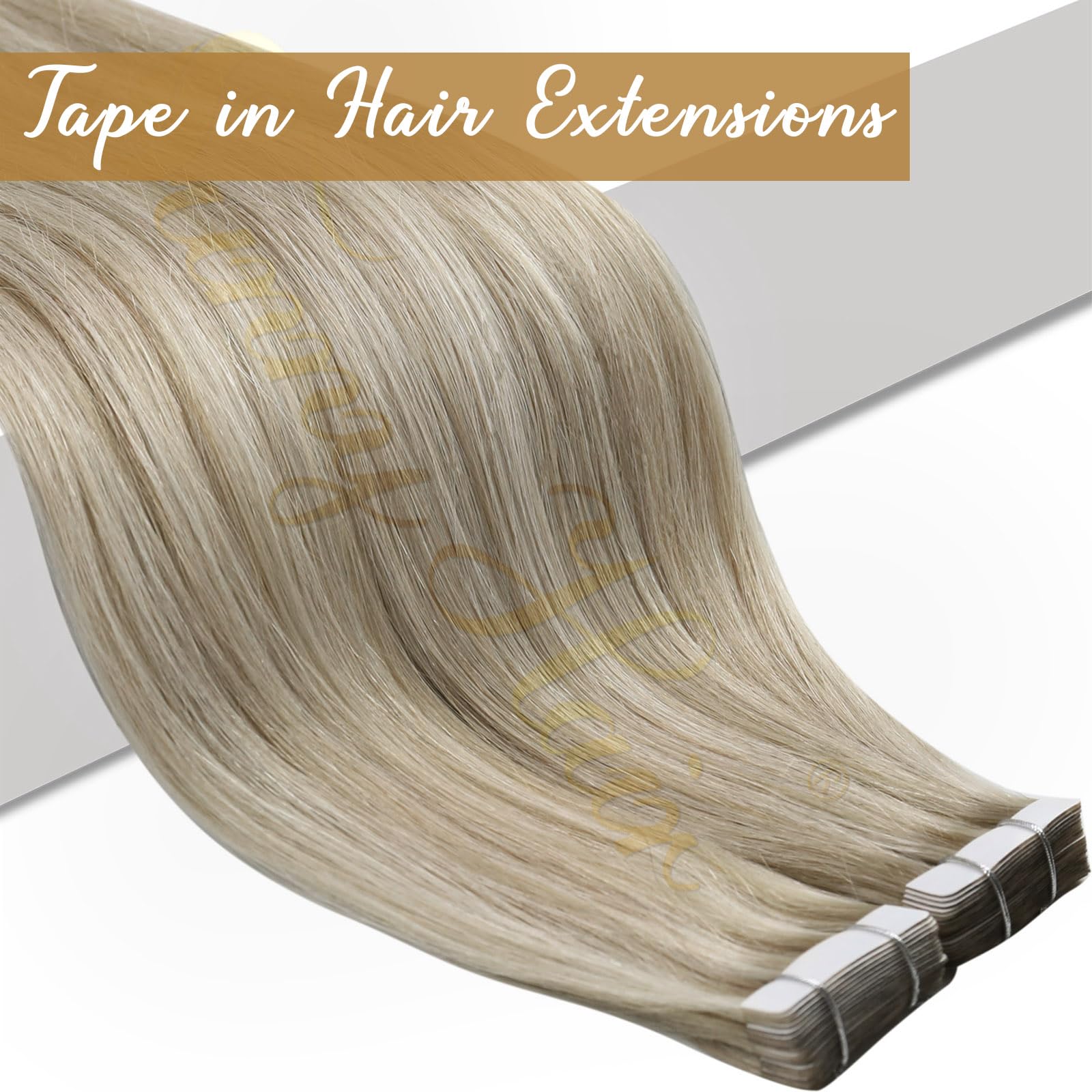 Foto 4 pulgar | Extensiones De Cabello Con Cinta Adhesiva Sunny Human Hair Blonde, 50 G, 20 Unidades - Venta Internacional.