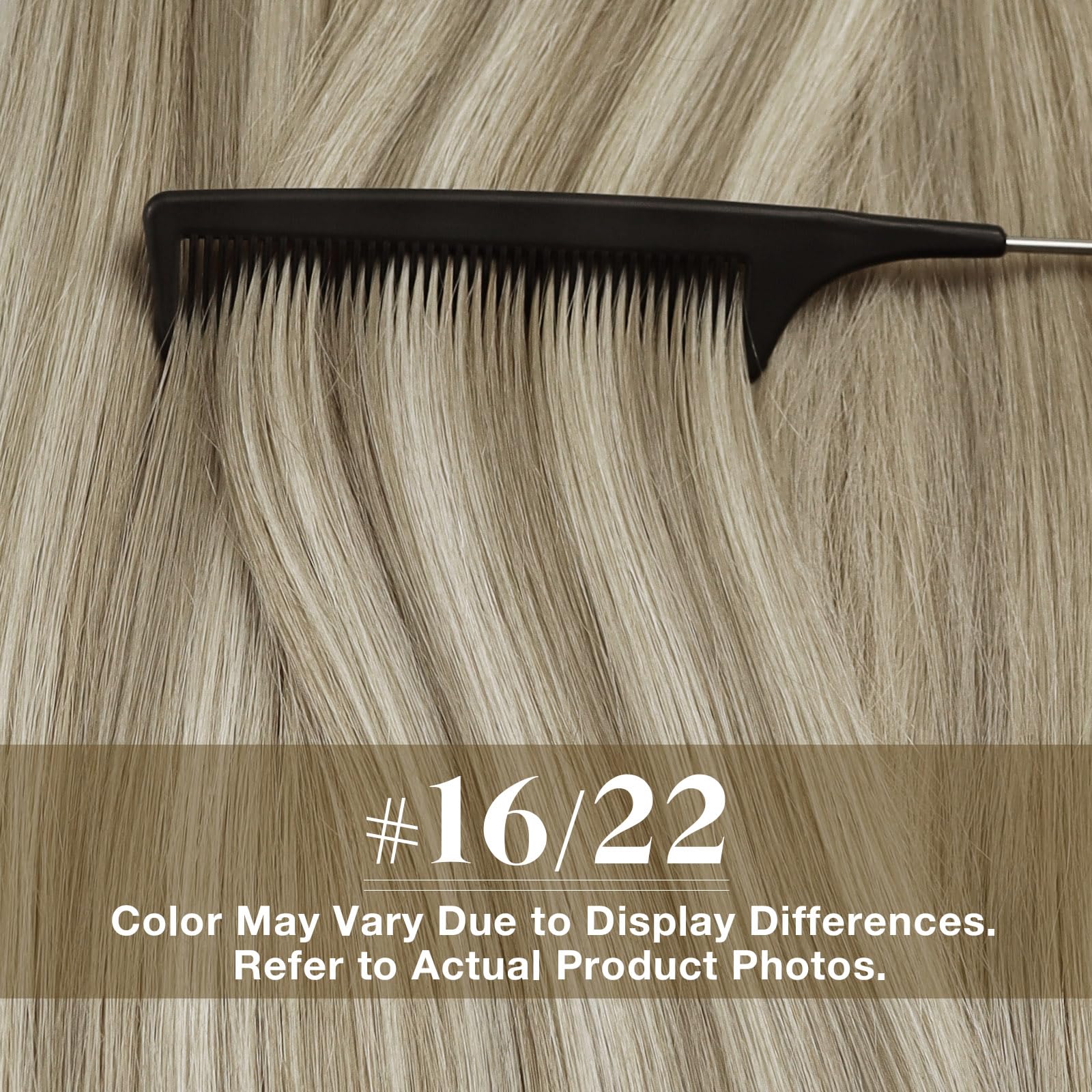 Foto 4 | Extensiones De Cabello Con Cinta Adhesiva Sunny Human Hair Blonde, 50 G, 20 Unidades - Venta Internacional.