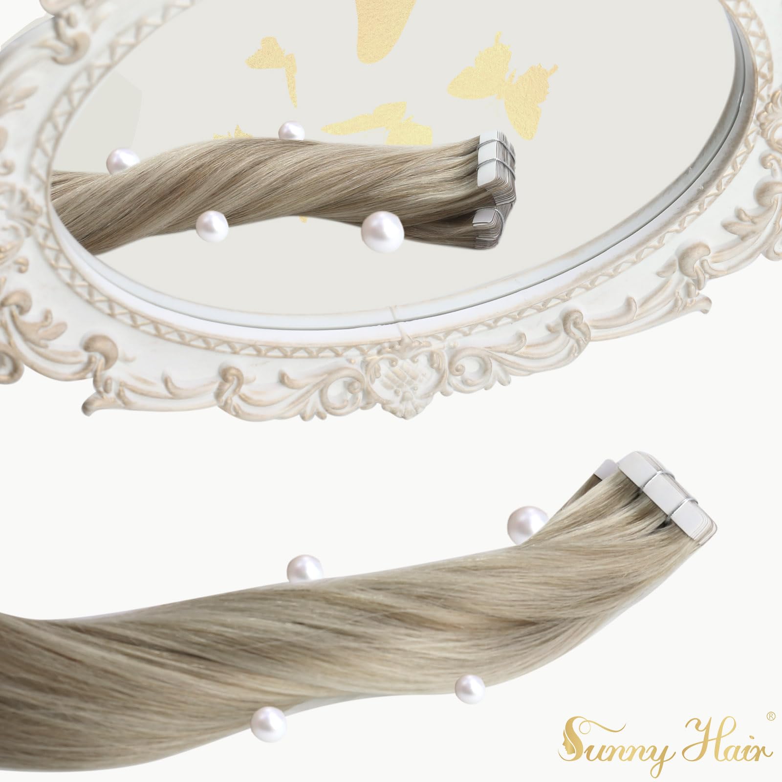 Foto 6 pulgar | Extensiones De Cabello Con Cinta Adhesiva Sunny Human Hair Blonde, 50 G, 20 Unidades - Venta Internacional.