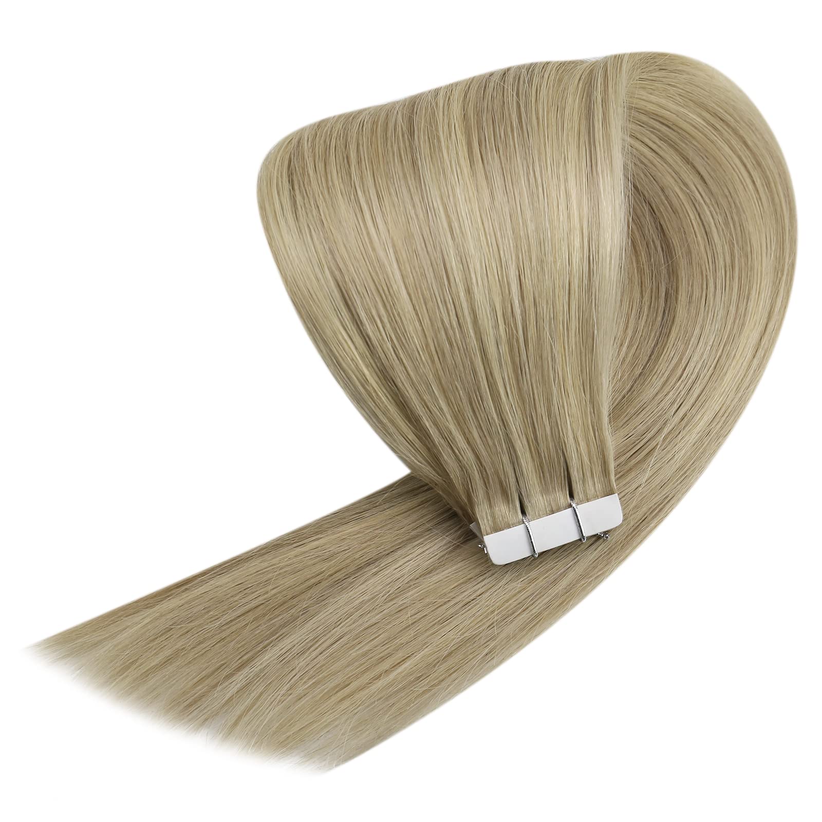 Foto 8 pulgar | Extensiones De Cabello Con Cinta Adhesiva Sunny Human Hair Blonde, 50 G, 20 Unidades - Venta Internacional.
