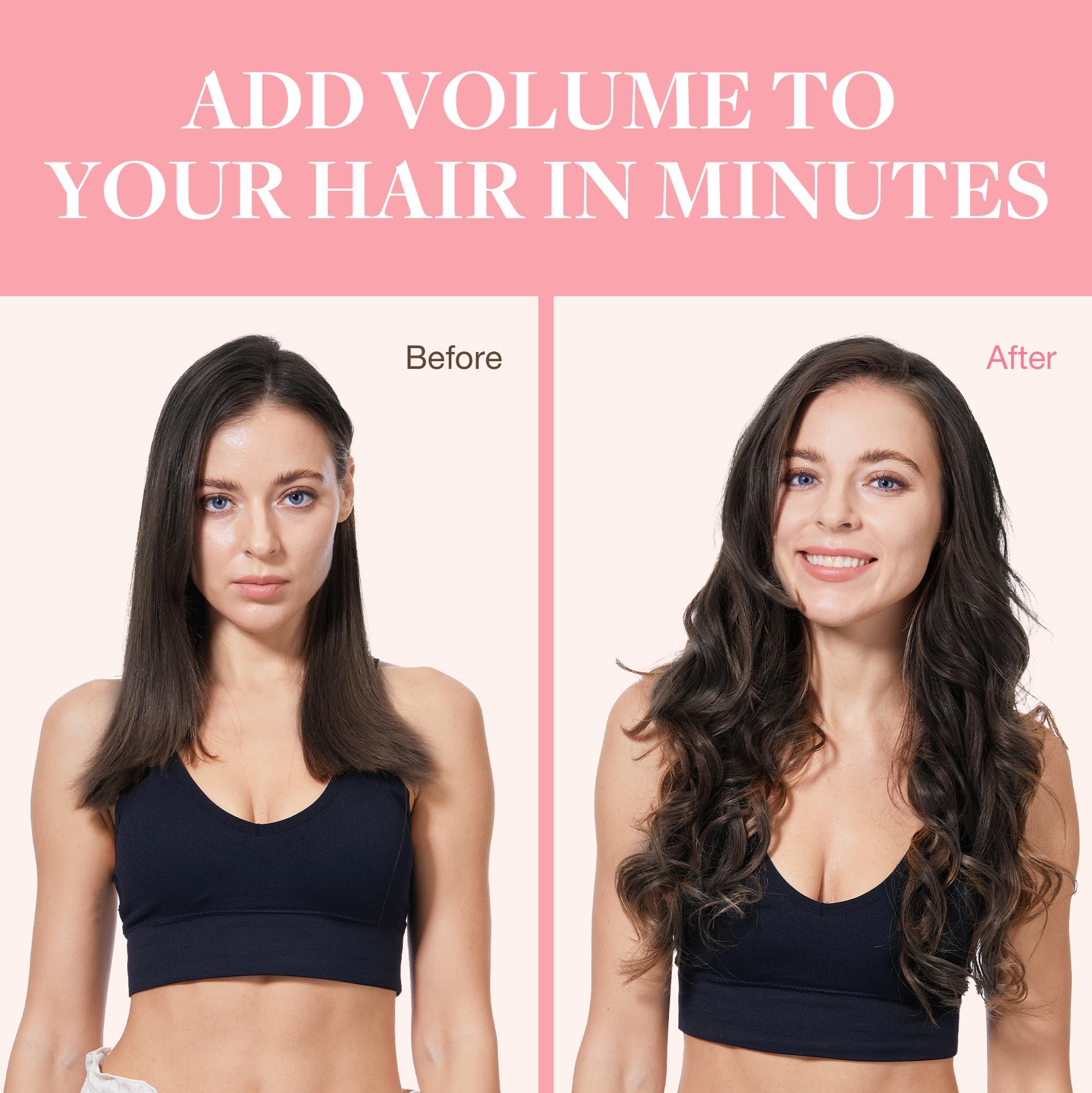 Foto 6 pulgar | Extensiones De Cabello Goo Goo, Cabello Humano Real, 18 Cm, 120 G, 7 Unidades, Marrón Oscuro - Venta Internacional.