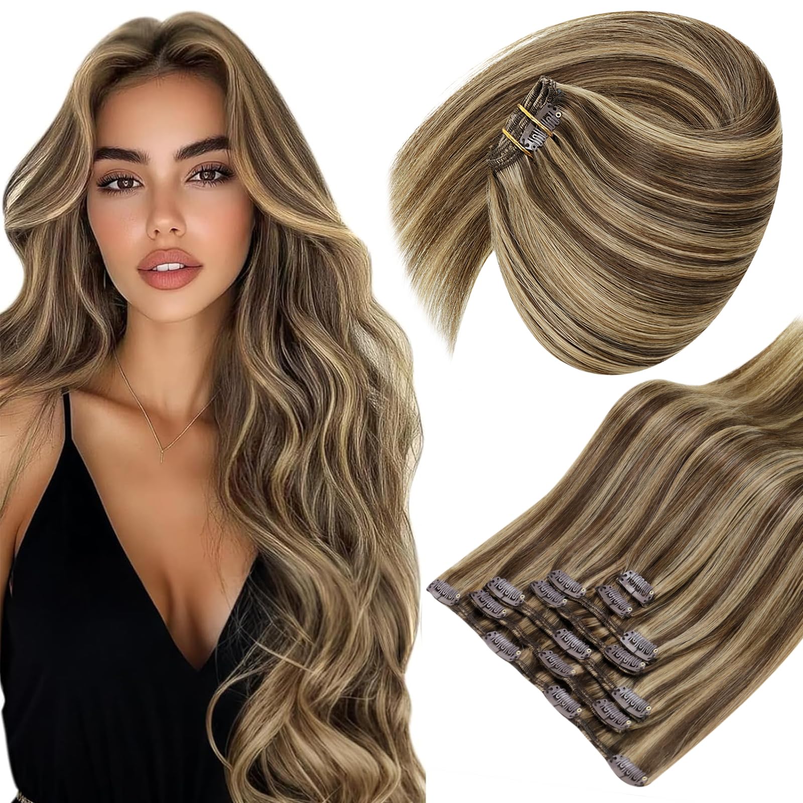 Foto 2 pulgar | Extensiones Con Forma De Pinza Para Cabello Liso Sunny Hair, 40 Cm, 120 G - Venta Internacional.