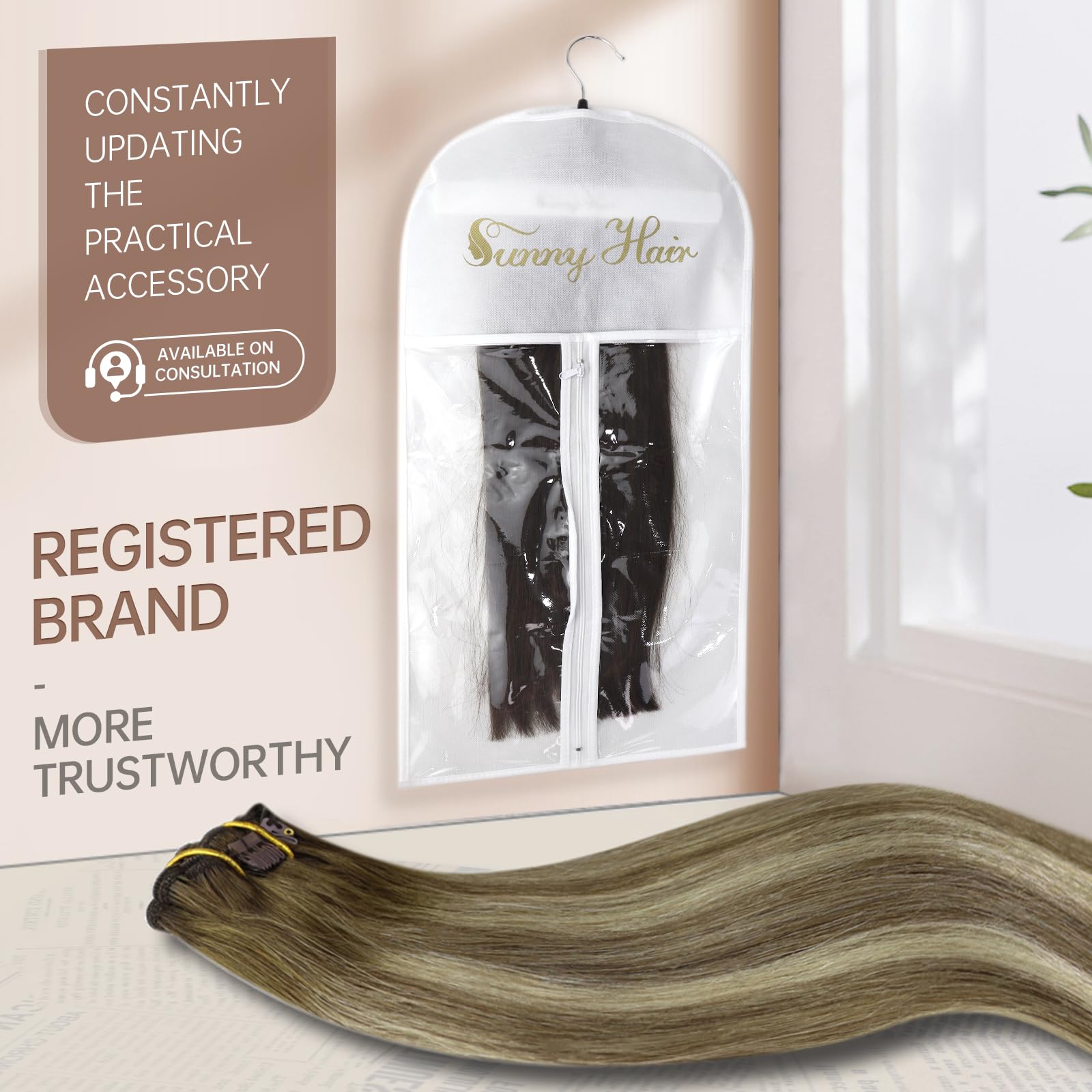 Foto 6 pulgar | Extensiones De Cabello Sunny Hair Straight Remy Human Hair - Venta Internacional.