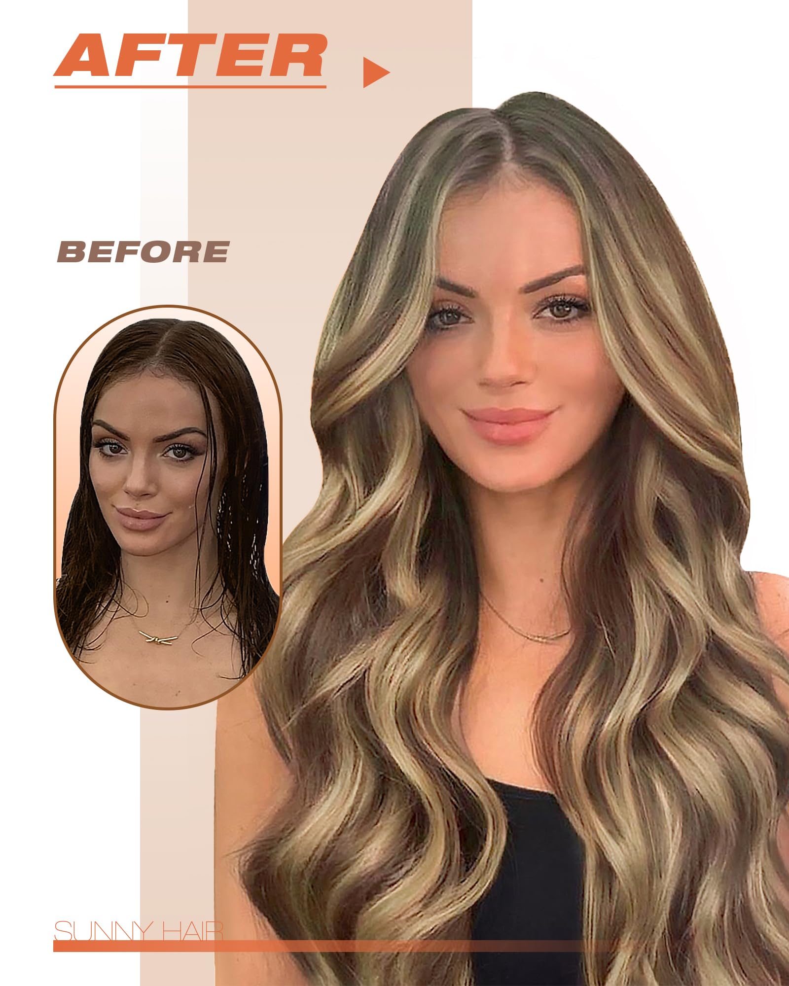 Foto 7 pulgar | Extensiones De Cabello Sunny Hair Tape En Cabello Humano, 50 G, 20 Unidades - Venta Internacional.