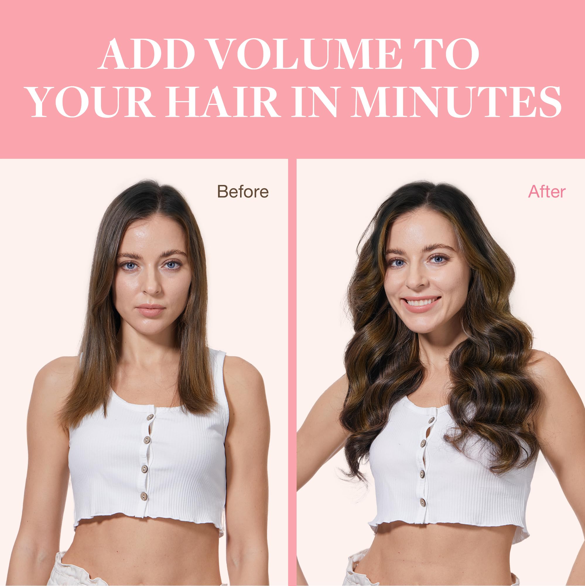 Foto 5 | Extensiones De Cabello Con Clip Goo Goo, Cabello Humano Real, 120 G, 40 Cm - Venta Internacional.