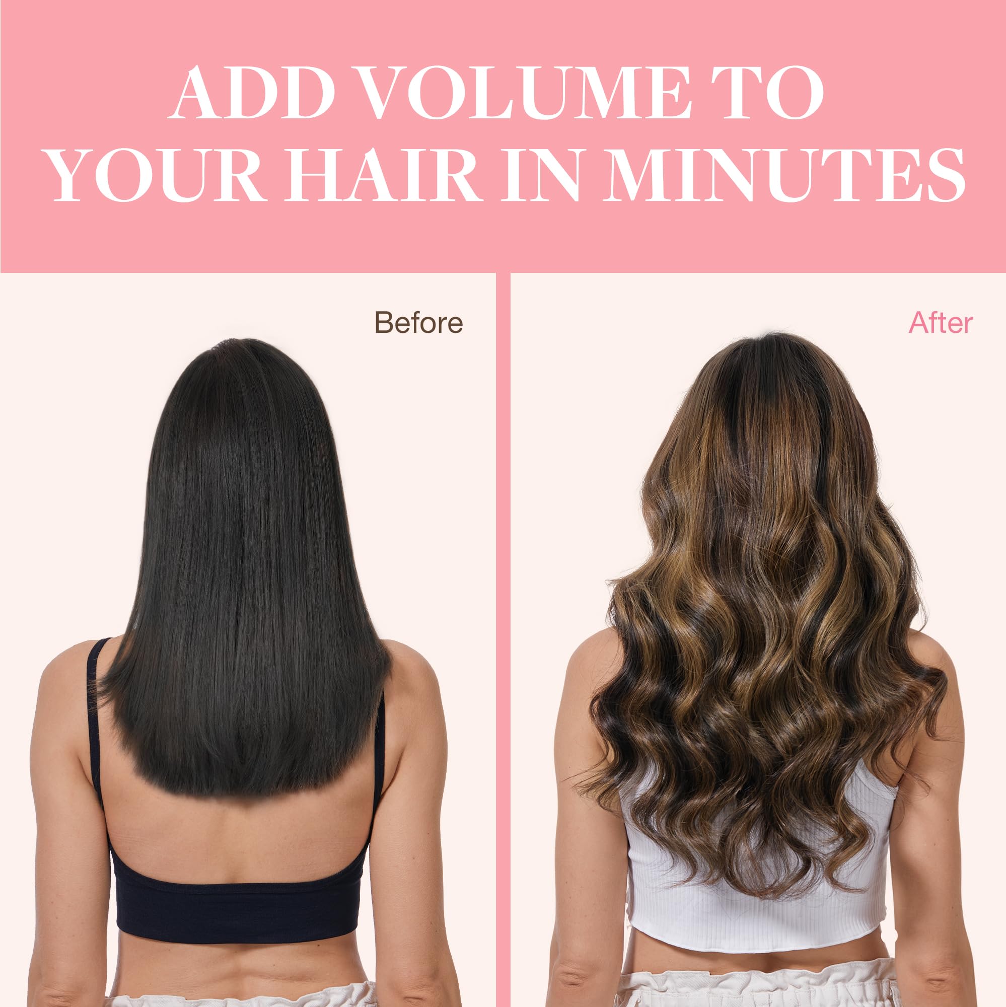 Foto 6 | Extensiones De Cabello Con Clip Goo Goo, Cabello Humano Real, 120 G, 40 Cm - Venta Internacional.