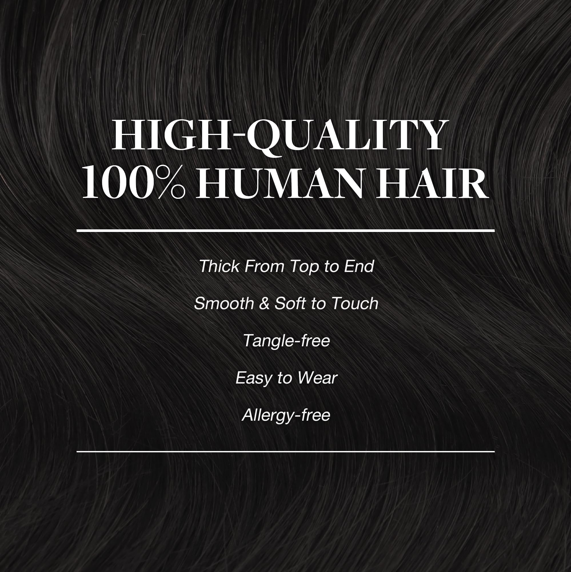 Foto 4 | Extensiones De Cabello Goo Goo, Cabello Humano Real, 14 Pulgadas, 120 G, 7 Unidades - Venta Internacional.
