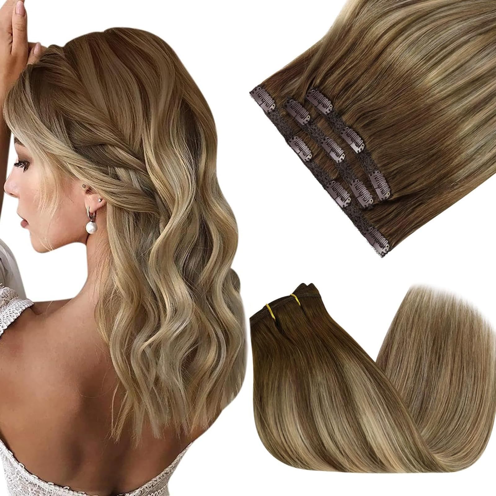 Foto 2 pulgar | Extensiones De Pelo Sunny Hair Straight, 40 Cm, 120 G - Venta Internacional.