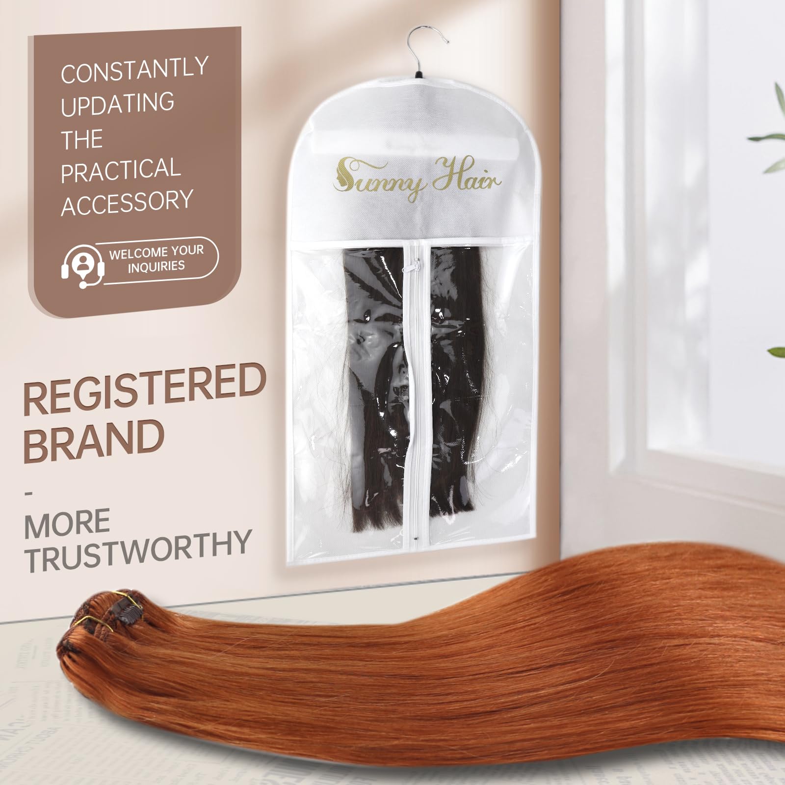 Foto 6 pulgar | Extensiones De Cabello Con Clip Sunny Hair Straight Human Hair 350 - Venta Internacional.