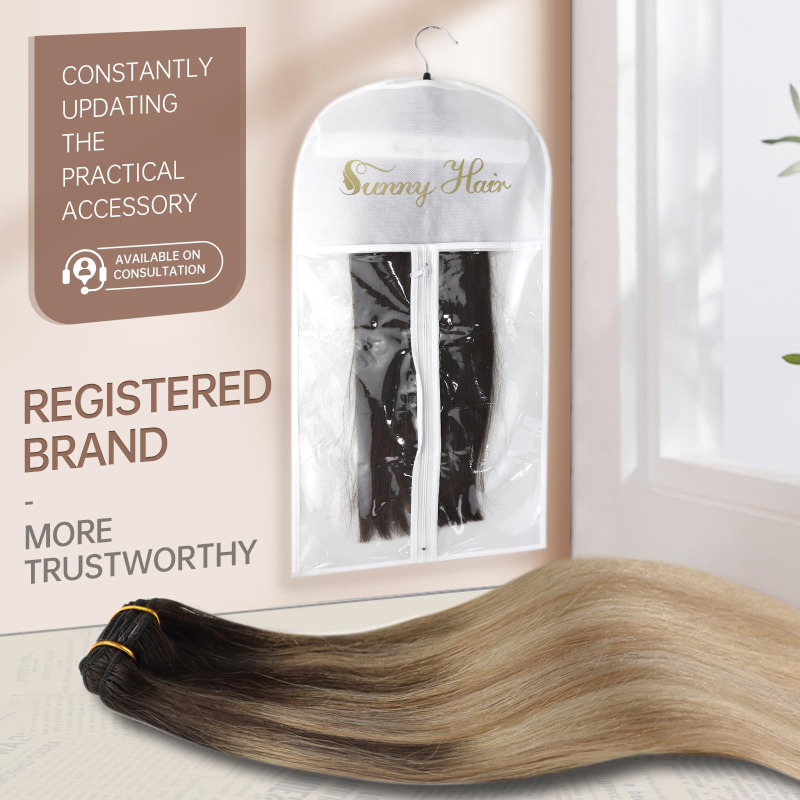 Foto 6 pulgar | Extensiones Con Forma De Pinza, Cabello Humano Sunny Hair Straight Remy - Venta Internacional.