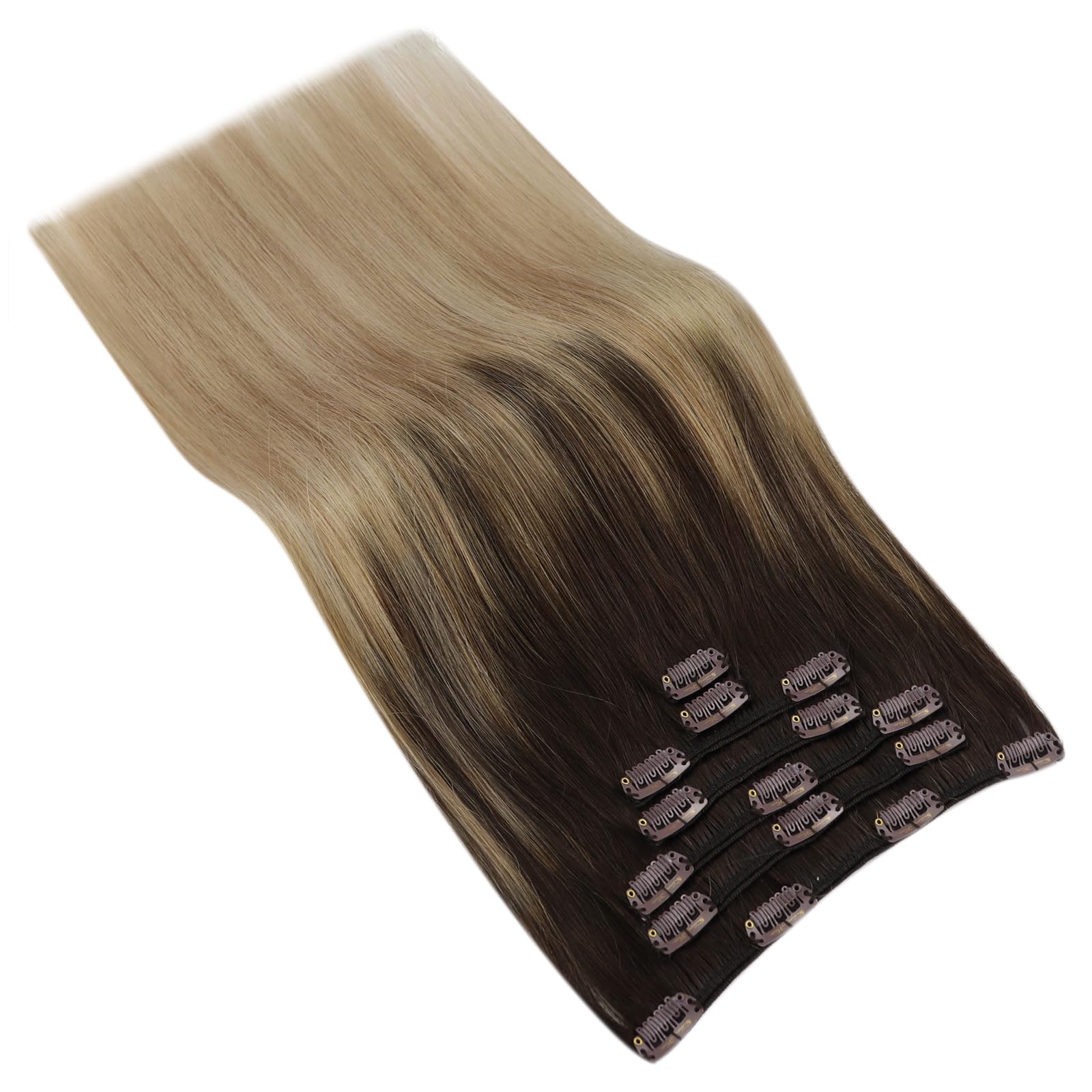 Foto 7 pulgar | Extensiones Con Forma De Pinza, Cabello Humano Sunny Hair Straight Remy - Venta Internacional.