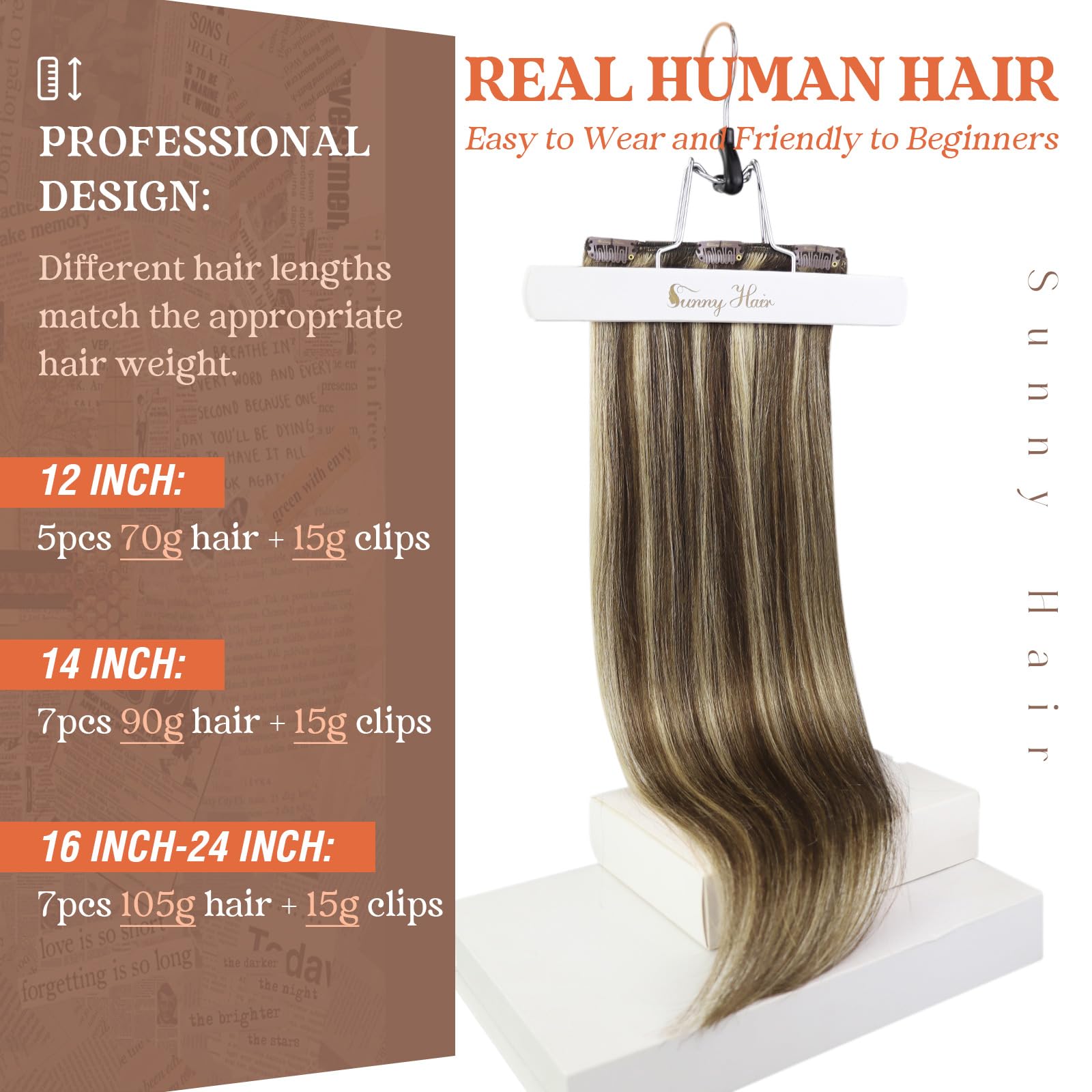 Foto 3 pulgar | Extensiones Con Forma De Pinza, Cabello Humano Liso, Brillante, 30 Cm - Venta Internacional.
