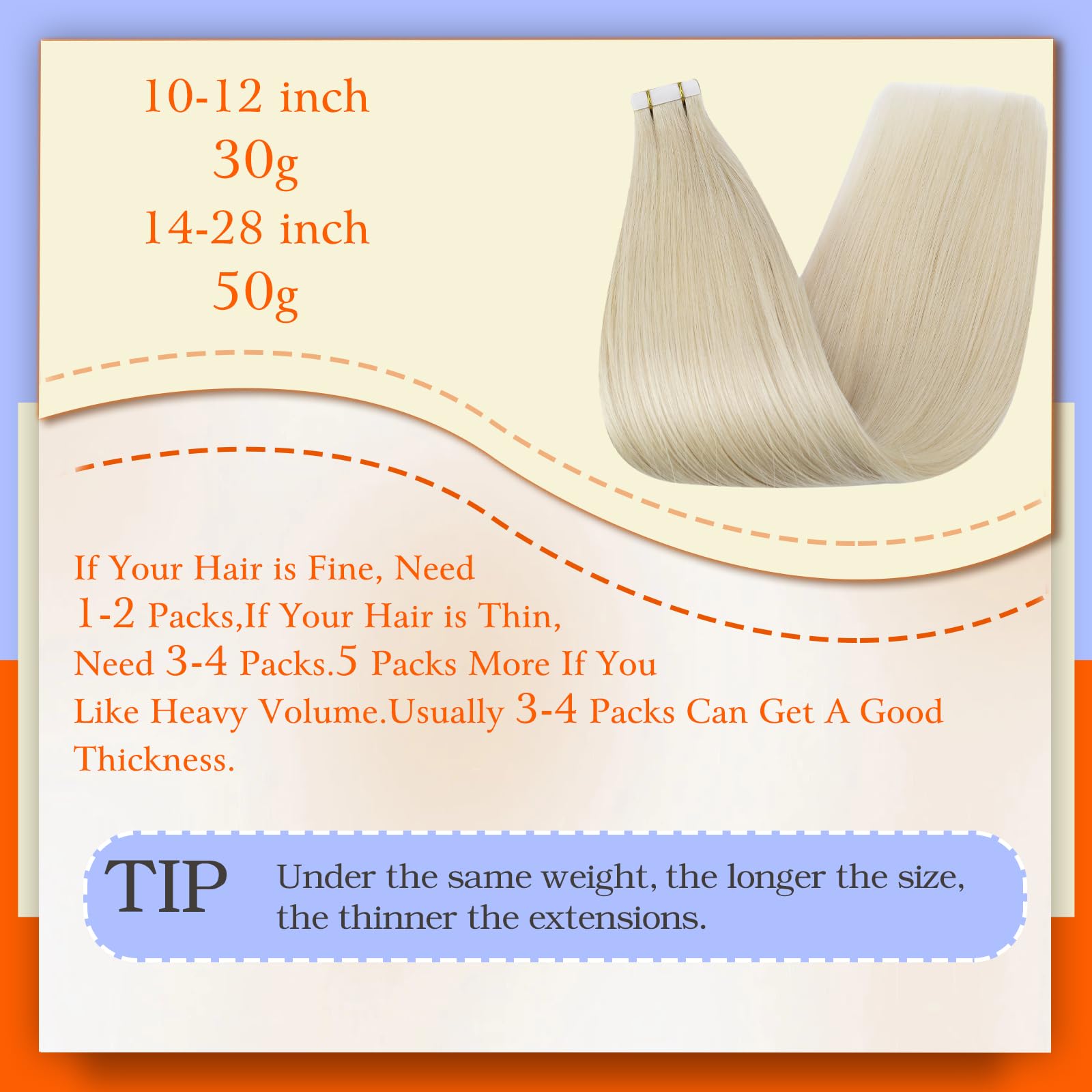 Foto 4 | Extensiones De Cabello Humano Brasileño Con Cinta Adhesiva, Brillo Completo, 60 X 14 Cm - Venta Internacional.