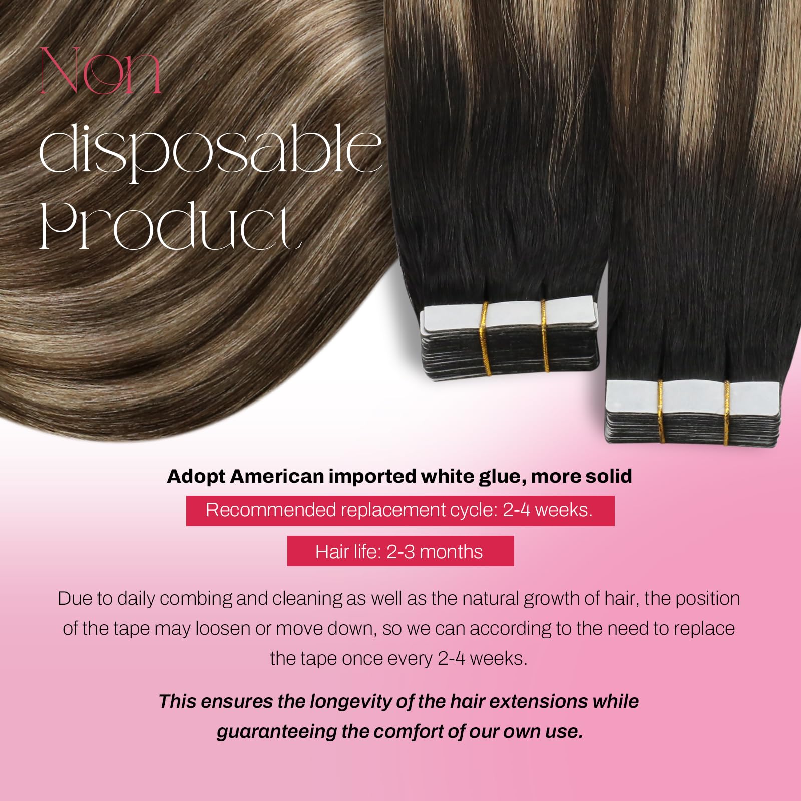 Foto 4 pulgar | Extensiones De Cabello Humano Invisible Moresoo, 22 Pulgadas - Venta Internacional.