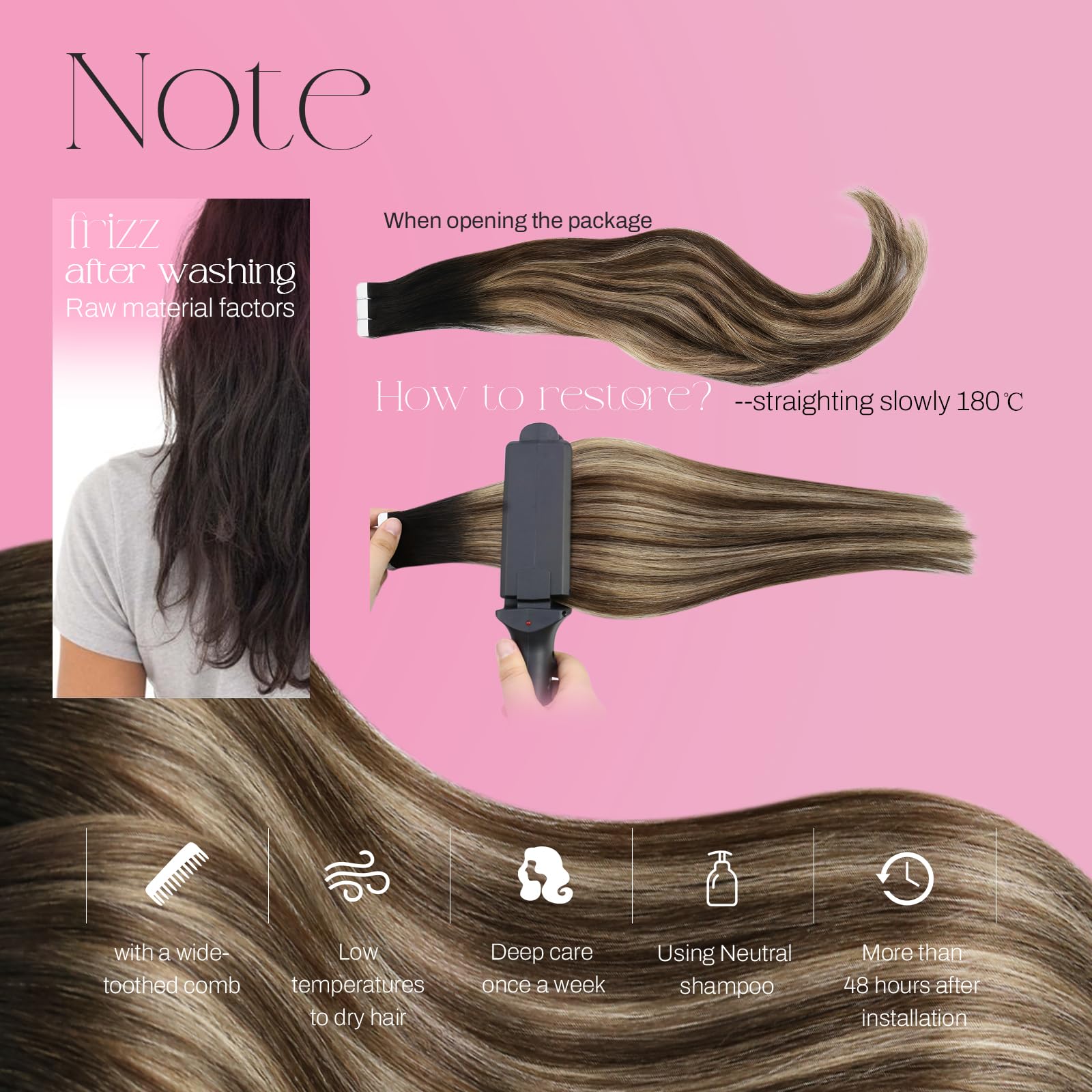 Foto 6 pulgar | Extensiones De Cabello Humano Invisible Moresoo, 22 Pulgadas - Venta Internacional.