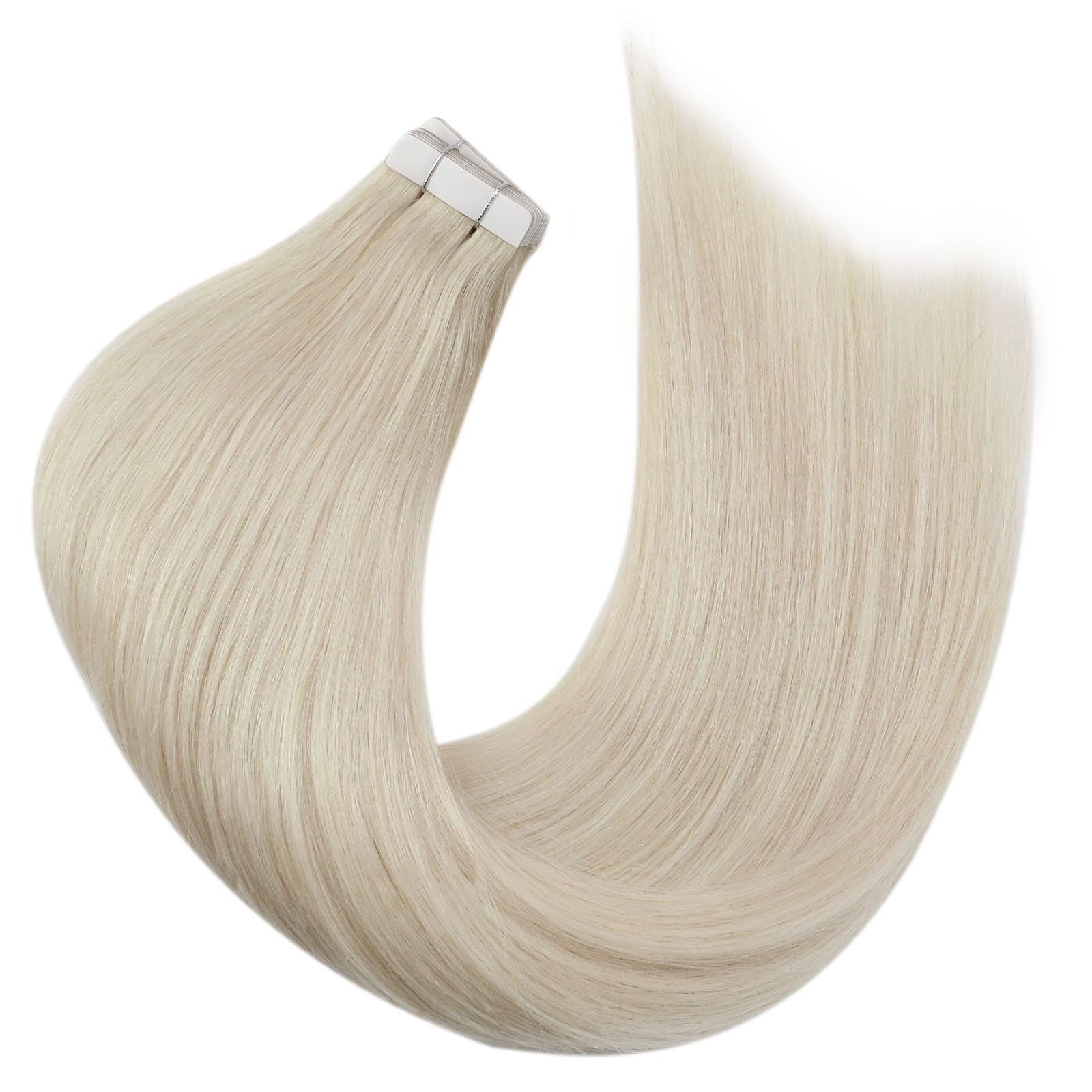 Foto 8 pulgar | Extensiones De Cabello Humano Rubio Moresoo Con Cinta Adhesiva, 14 Pulgadas - Venta Internacional.