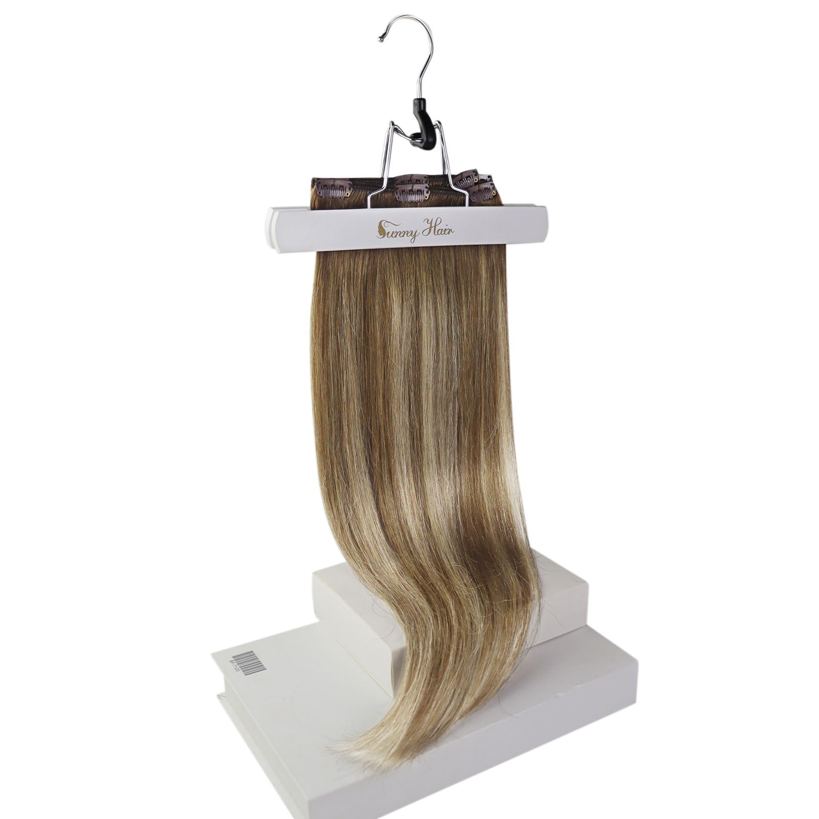 Foto 8 pulgar | Extensiones De Cabello Con Clip, Cabello Humano Liso, Cabello Liso, 14 Pulgadas - Venta Internacional.