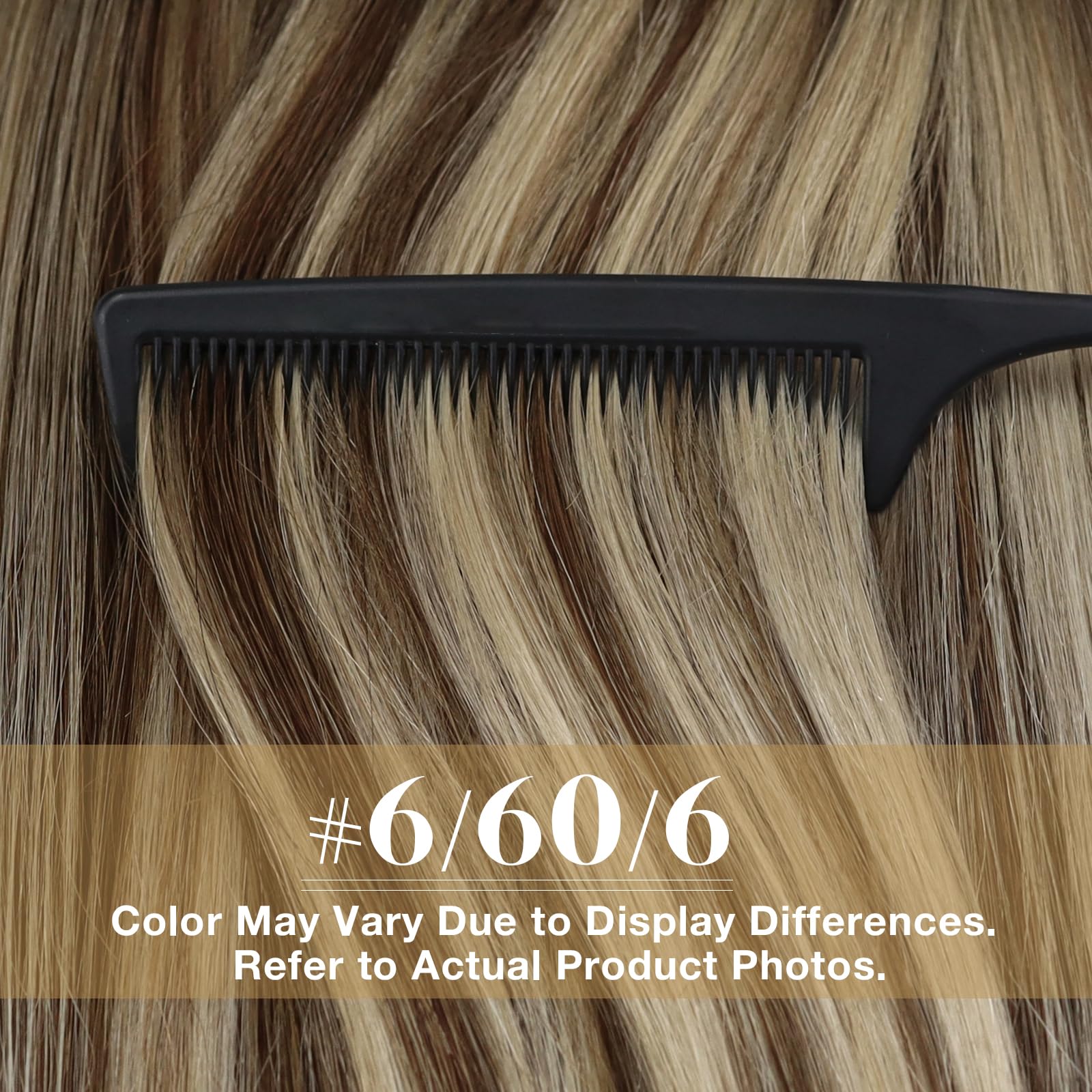 Foto 4 | Extensiones De Cabello Con Cinta Adhesiva Sunny Hair Blonde Balayage De 14 Pulgadas - Venta Internacional.