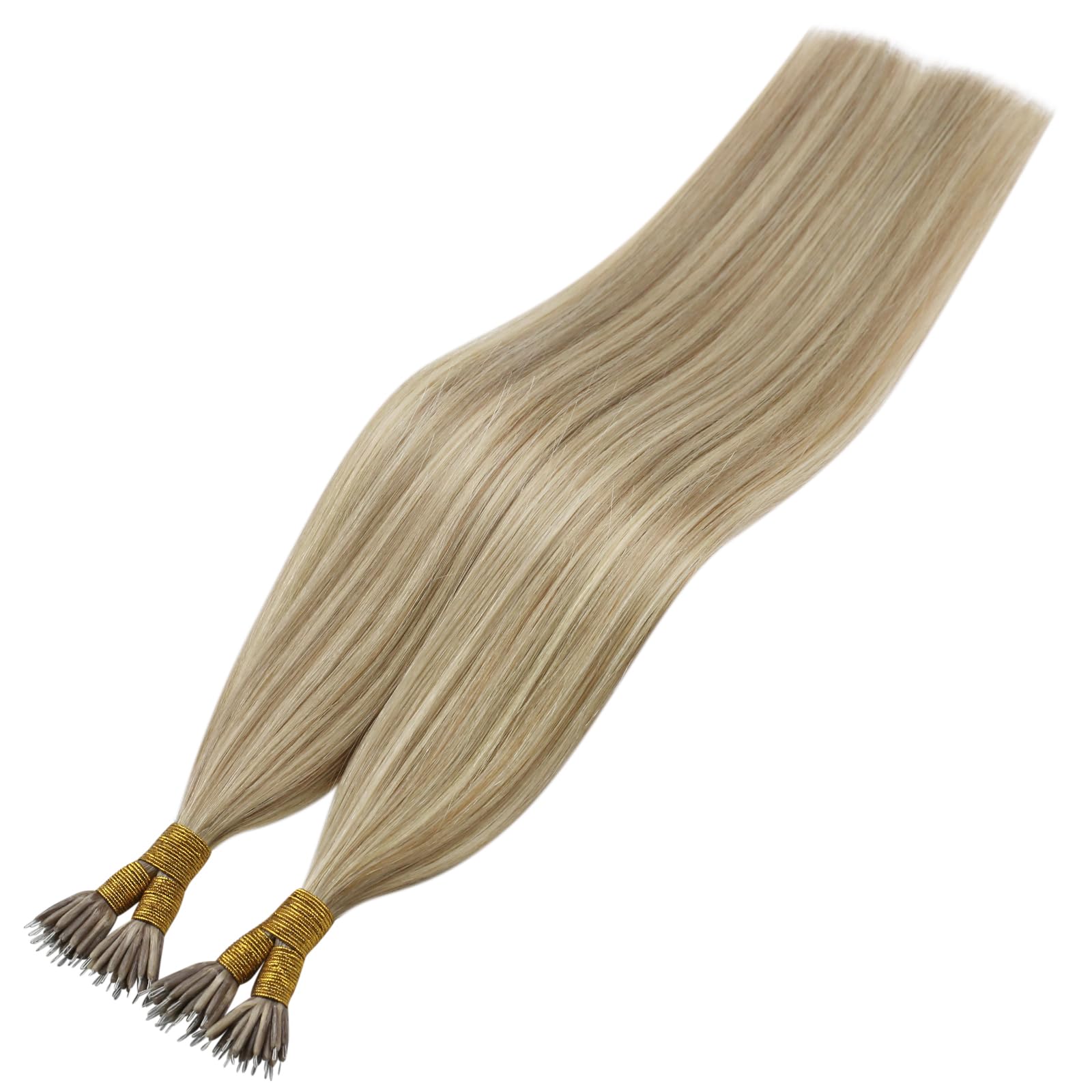 Foto 7 pulgar | Extensiones De Cabello Sunny Hair Nano Bead 45cm Golden Blonde - Venta Internacional.