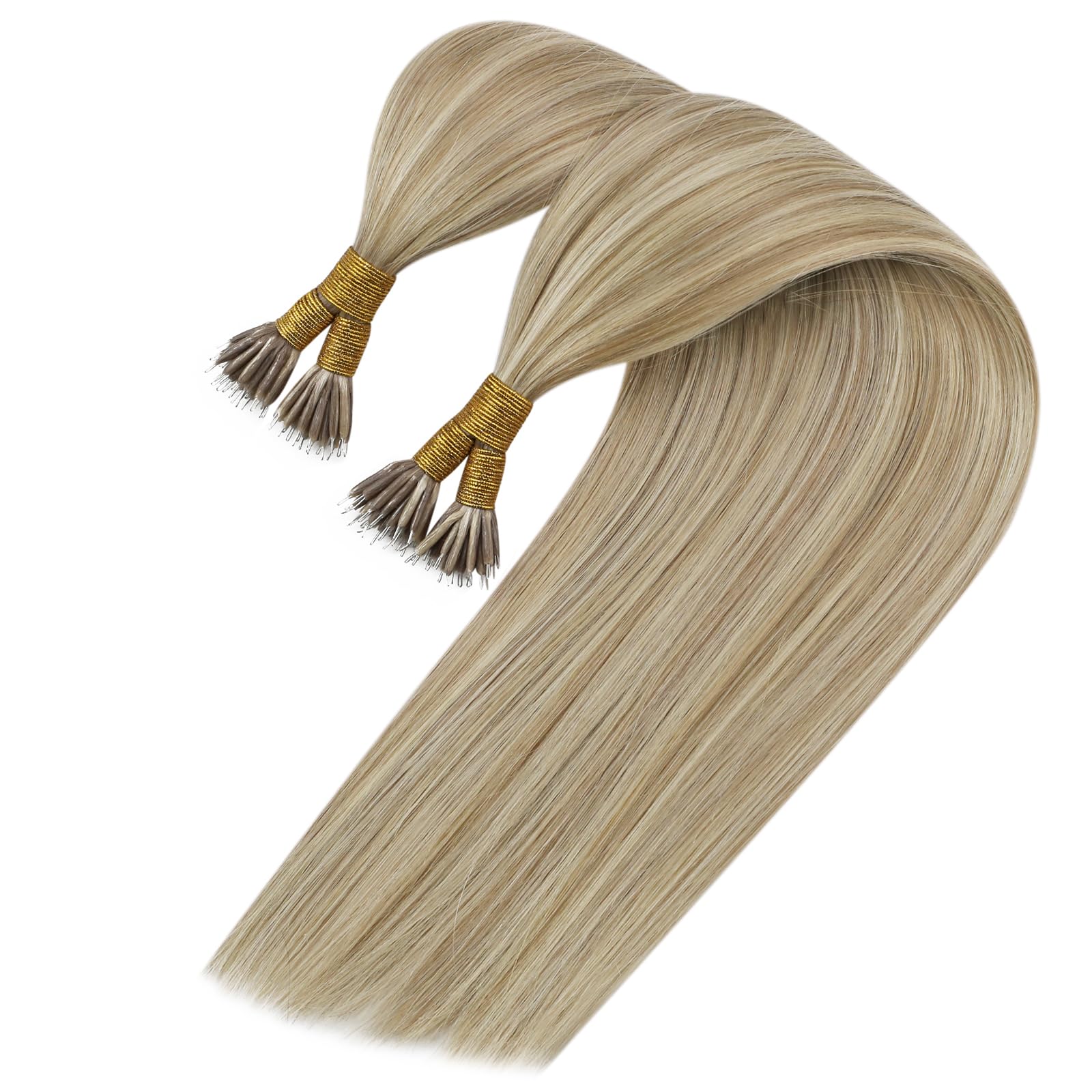 Foto 8 pulgar | Extensiones De Cabello Sunny Hair Nano Bead 45cm Golden Blonde - Venta Internacional.