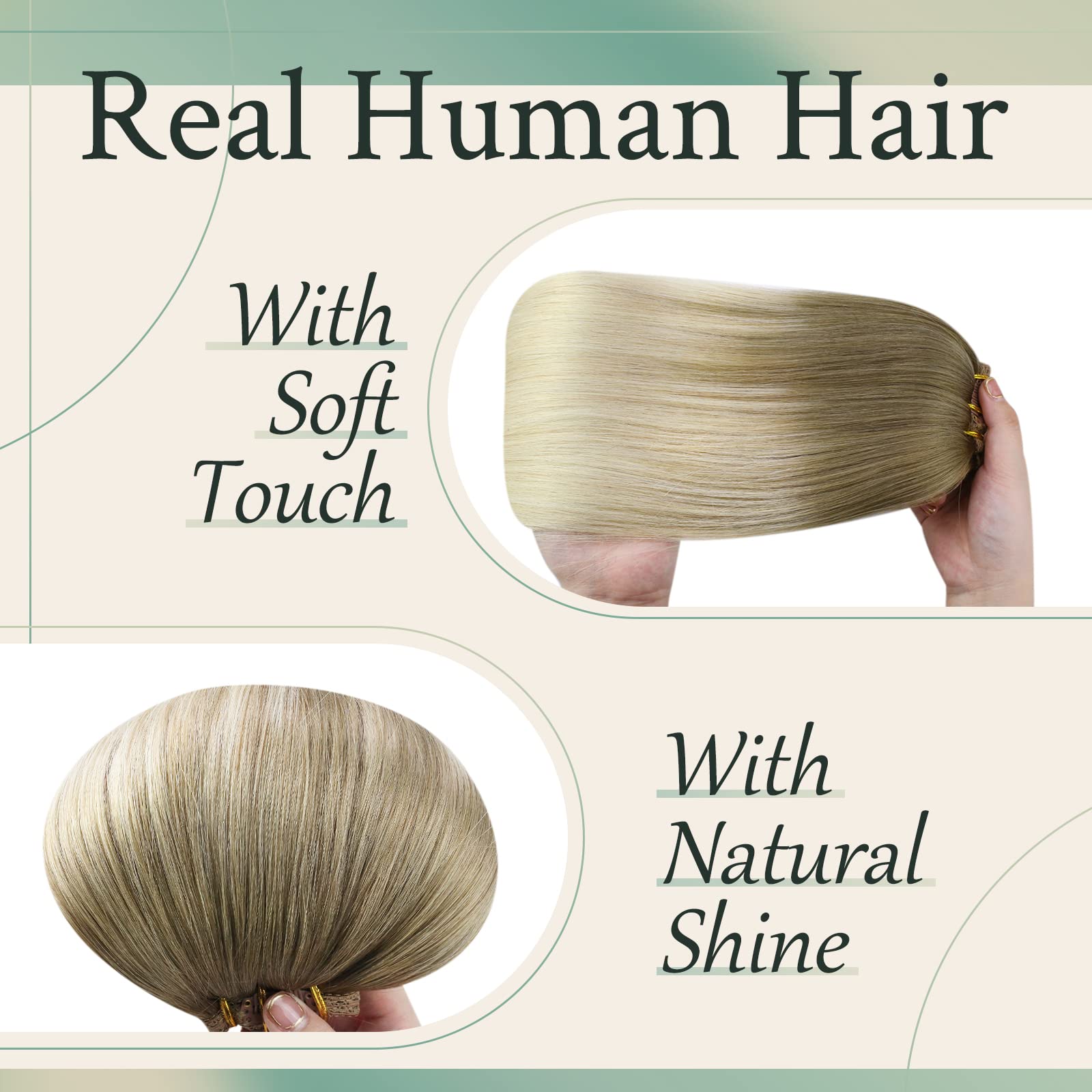 Foto 5 | Extensiones De Pelo Con Clip, Pelo Liso, Color Castaño Claro, 30 Cm - Venta Internacional.