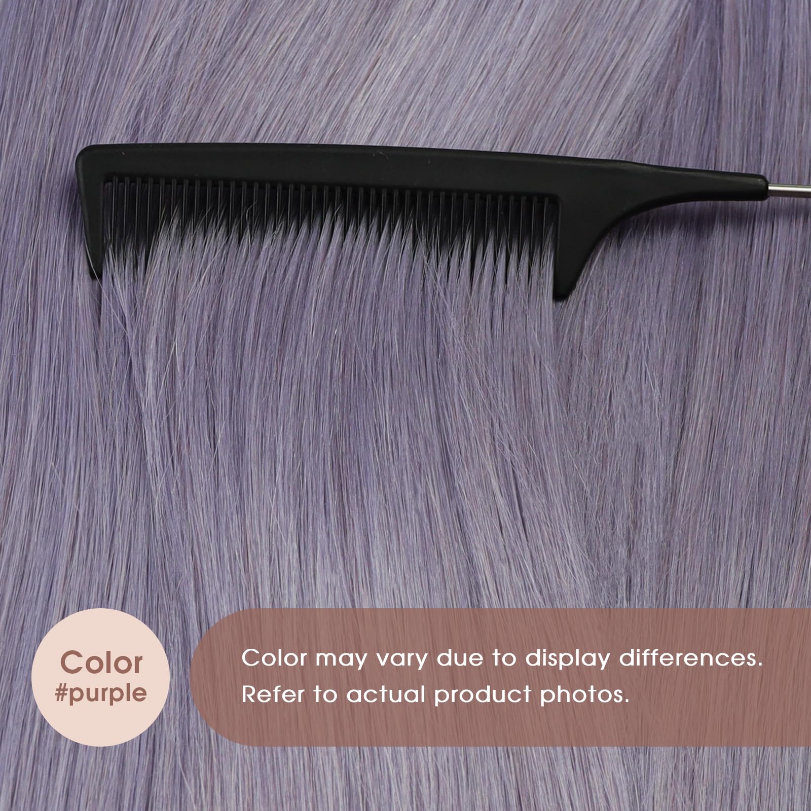 Foto 6 pulgar | Extensiones De Cabello Humano Con Cinta Adhesiva Sunny Hair, 25 G, 60 Cm, Color Morado - Venta Internacional.
