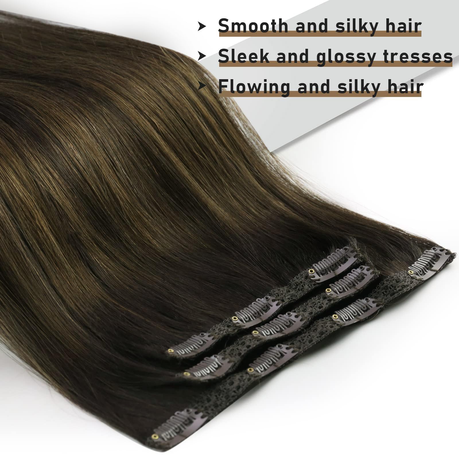 Foto 3 pulgar | Extensiones De Pelo Sunny Hair Straight, 45 Cm, 120 G - Venta Internacional.