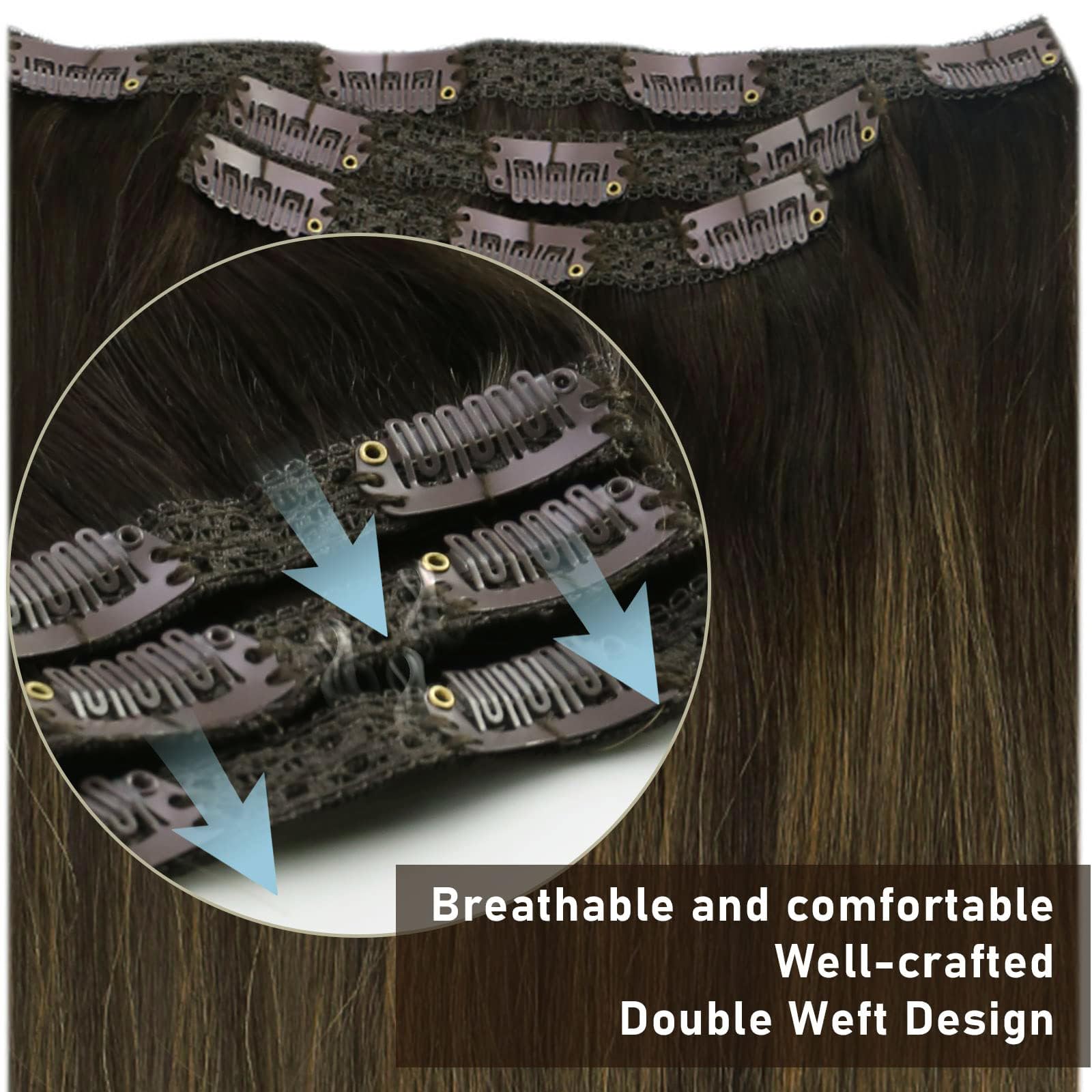 Foto 4 pulgar | Extensiones De Pelo Sunny Hair Straight, 45 Cm, 120 G - Venta Internacional.