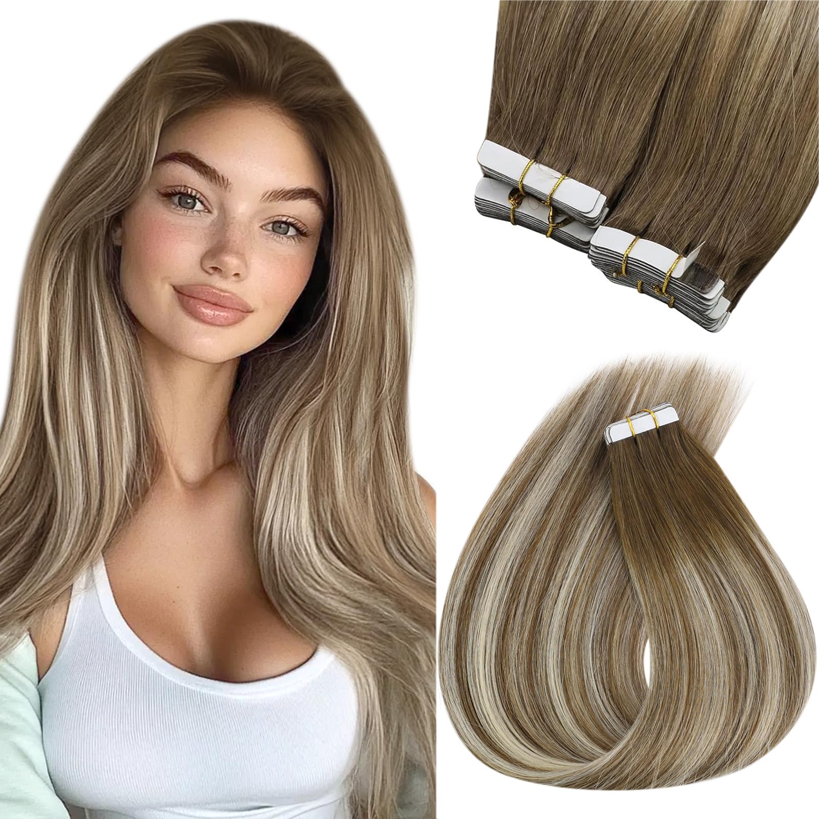Foto 2 pulgar | Extensiones De Cabello Humano Real Sunny Clip In, 35 Cm, Negro Degradado - Venta Internacional.