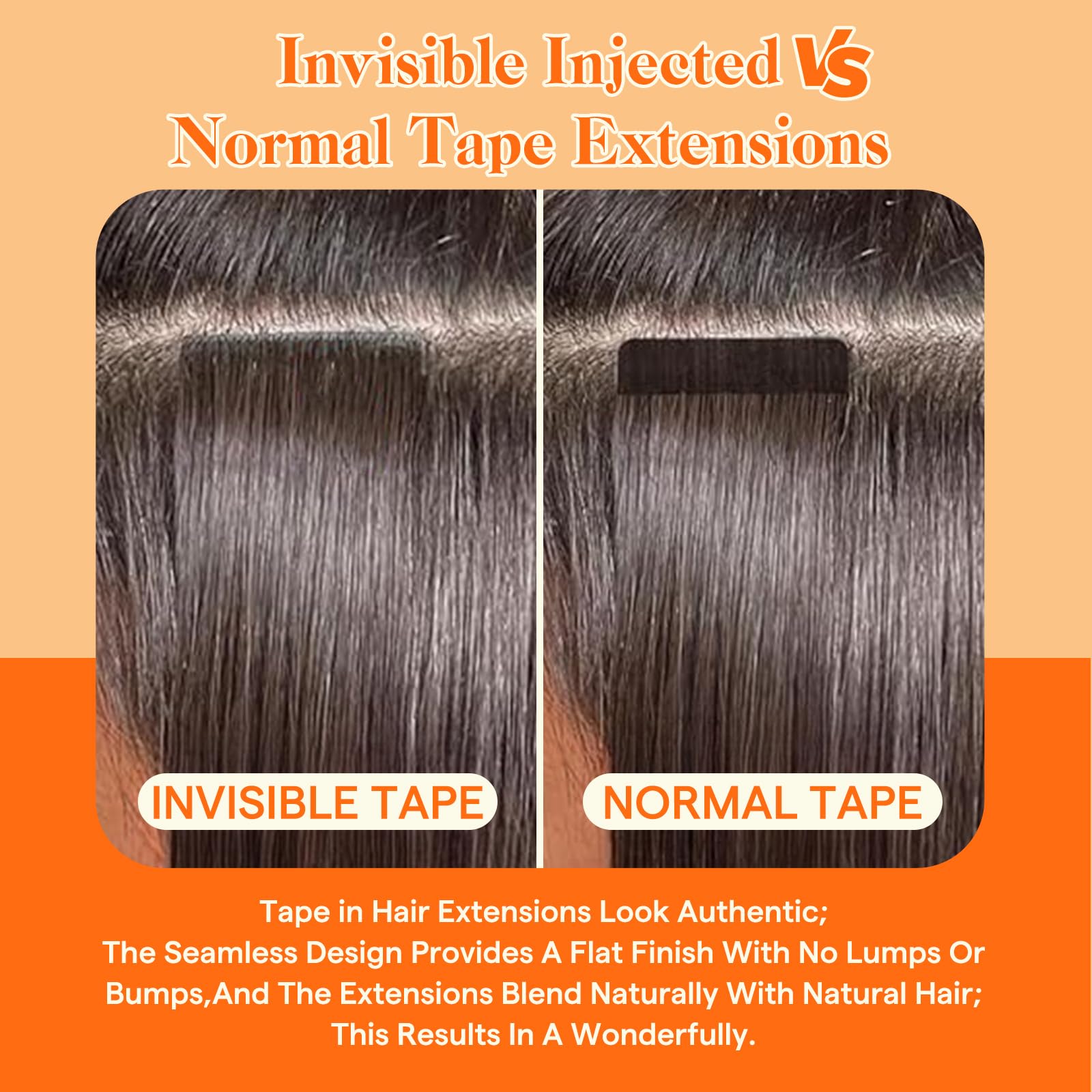 Foto 5 pulgar | Extensiones De Cabello Humano Con Cinta Adhesiva, Color 60, Rubio, 24 Pulgadas - Venta Internacional.