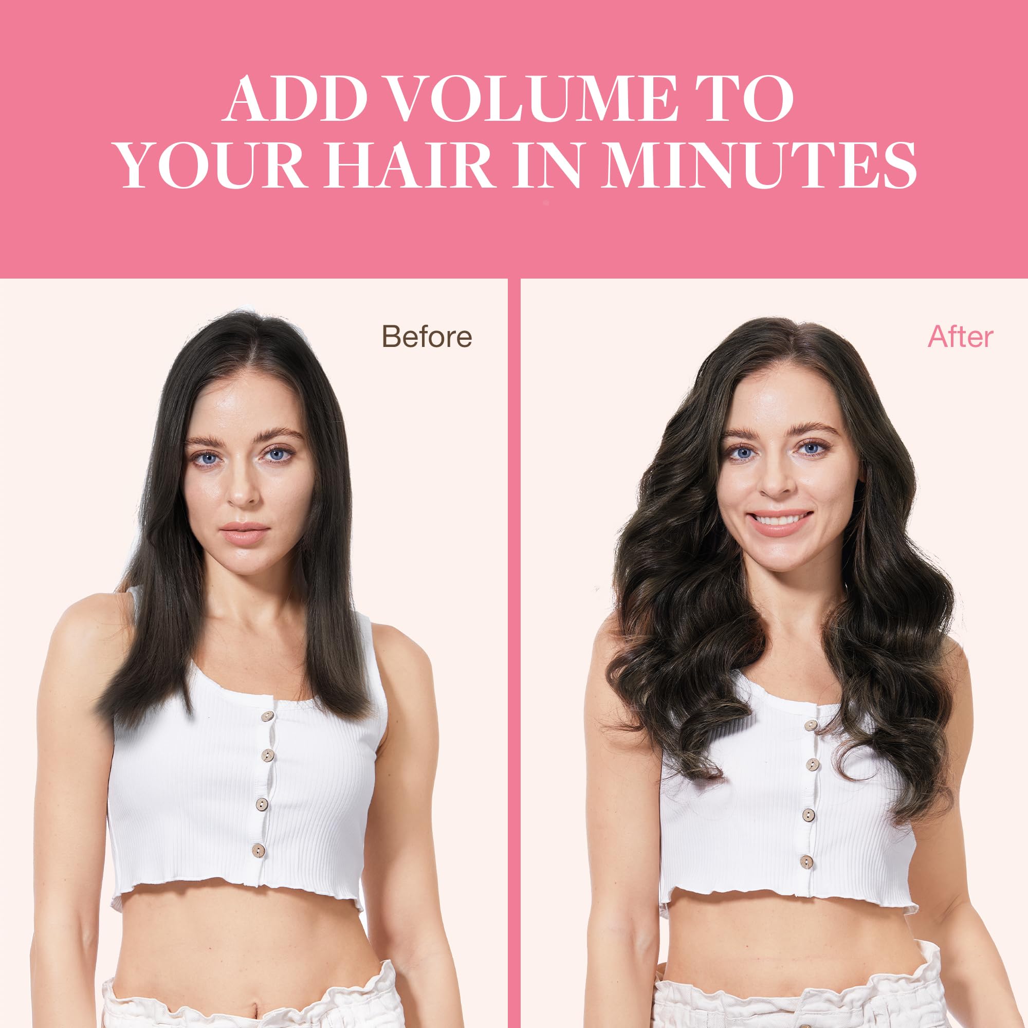Foto 5 | Extensiones De Cabello Goo Goo Clip, 16 Pulgadas, 110 G, 7 Piezas 2a, Color Marrón Claro - Venta Internacional.