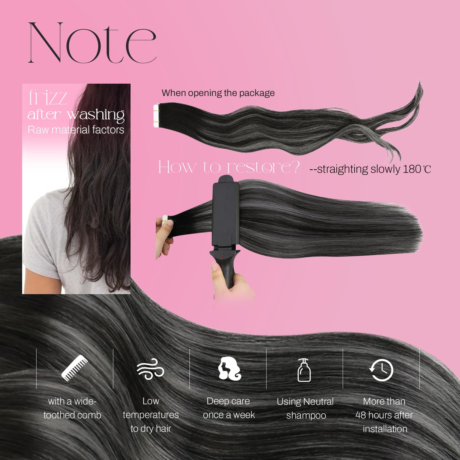 Foto 6 pulgar | Extensiones De Cabello Moresoo Tape En Plata Balayage 35 Cm 50 G - Venta Internacional.