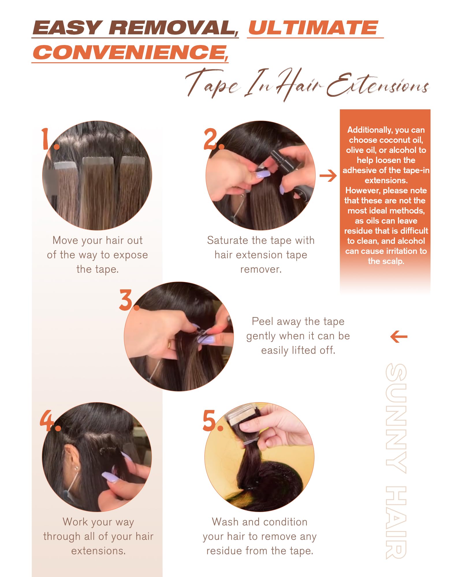 Foto 8 pulgar | Extensiones De Pelo Sunny Hair Ombre Human Hair, 45 Cm - Venta Internacional.