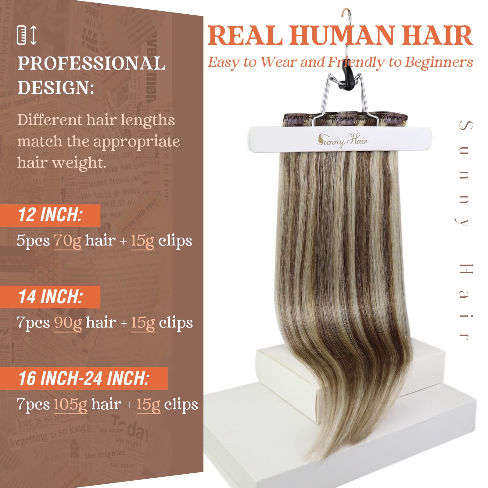 Foto 3 pulgar | Extensiones Con Forma De Pinza, Cabello Humano Liso, Brillante, 30 Cm - Venta Internacional.
