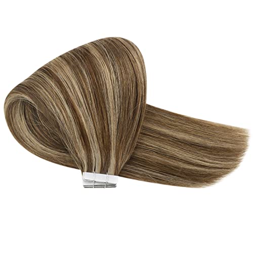 Foto 7 pulgar | Extensiones De Cabello Sunny Brown Tape Human Hair 50 G 18 Cm - Venta Internacional.