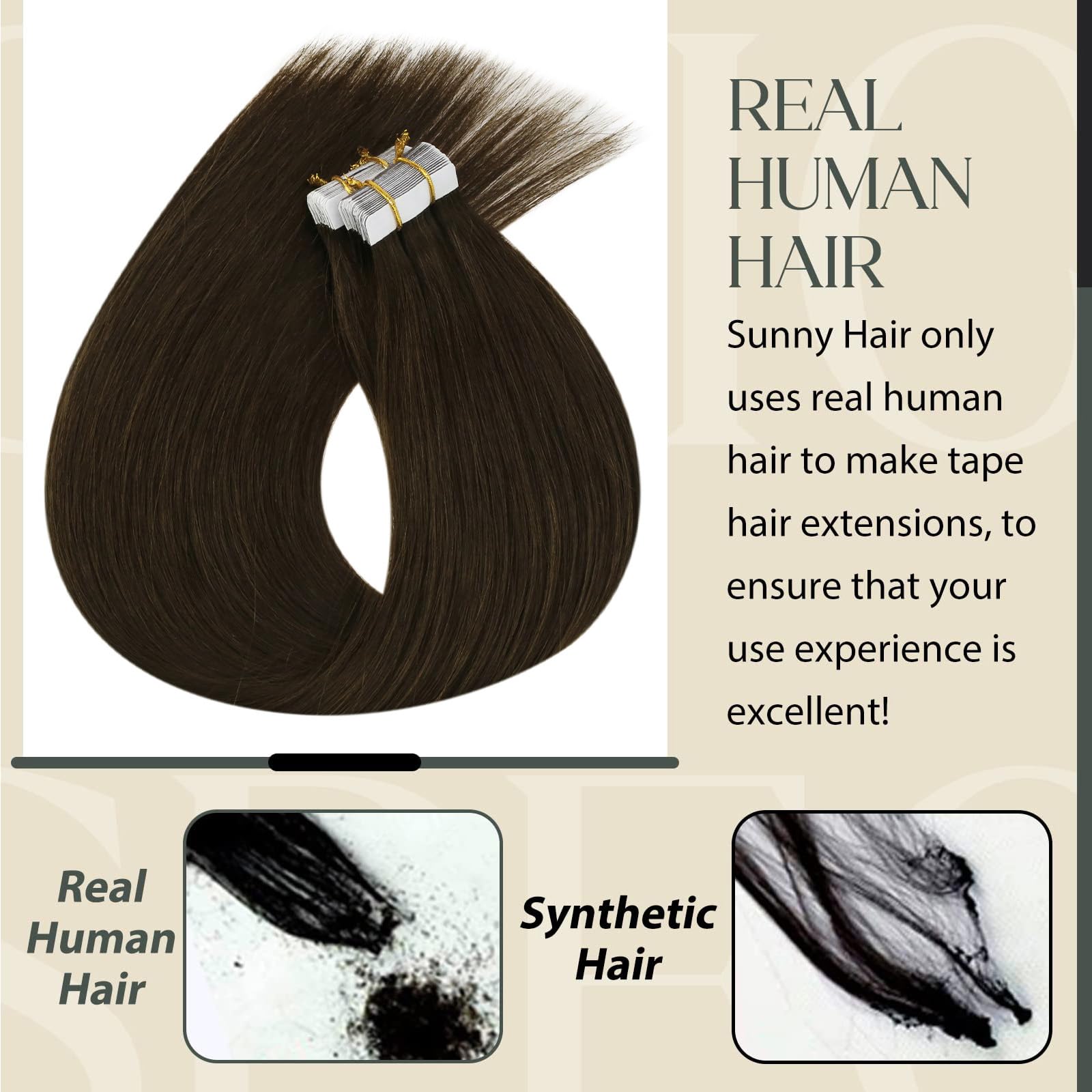 Foto 5 pulgar | Extensiones De Cabello Liso Con Cinta Adhesiva, Cabello Humano Liso, 14 Cm - Venta Internacional.
