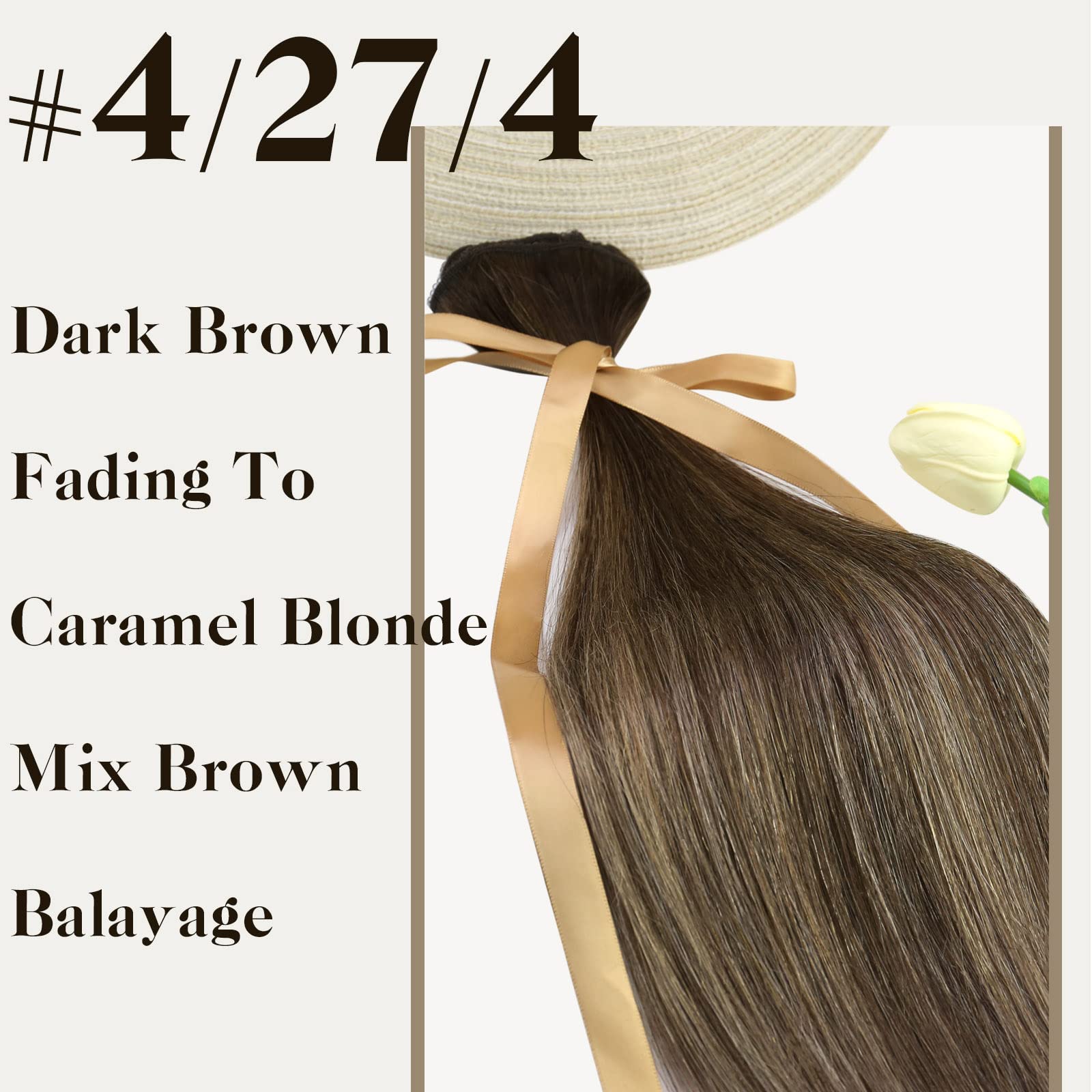 Foto 4 | Extensiones Con Forma De Pinza, Cabello Humano Liso Y Soleado - Venta Internacional.