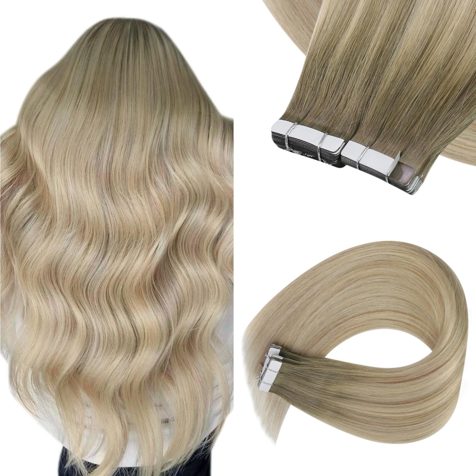 Foto 2 pulgar | Extensiones De Cabello Con Cinta Adhesiva Sunny Hair Straight Human Hair - Venta Internacional.