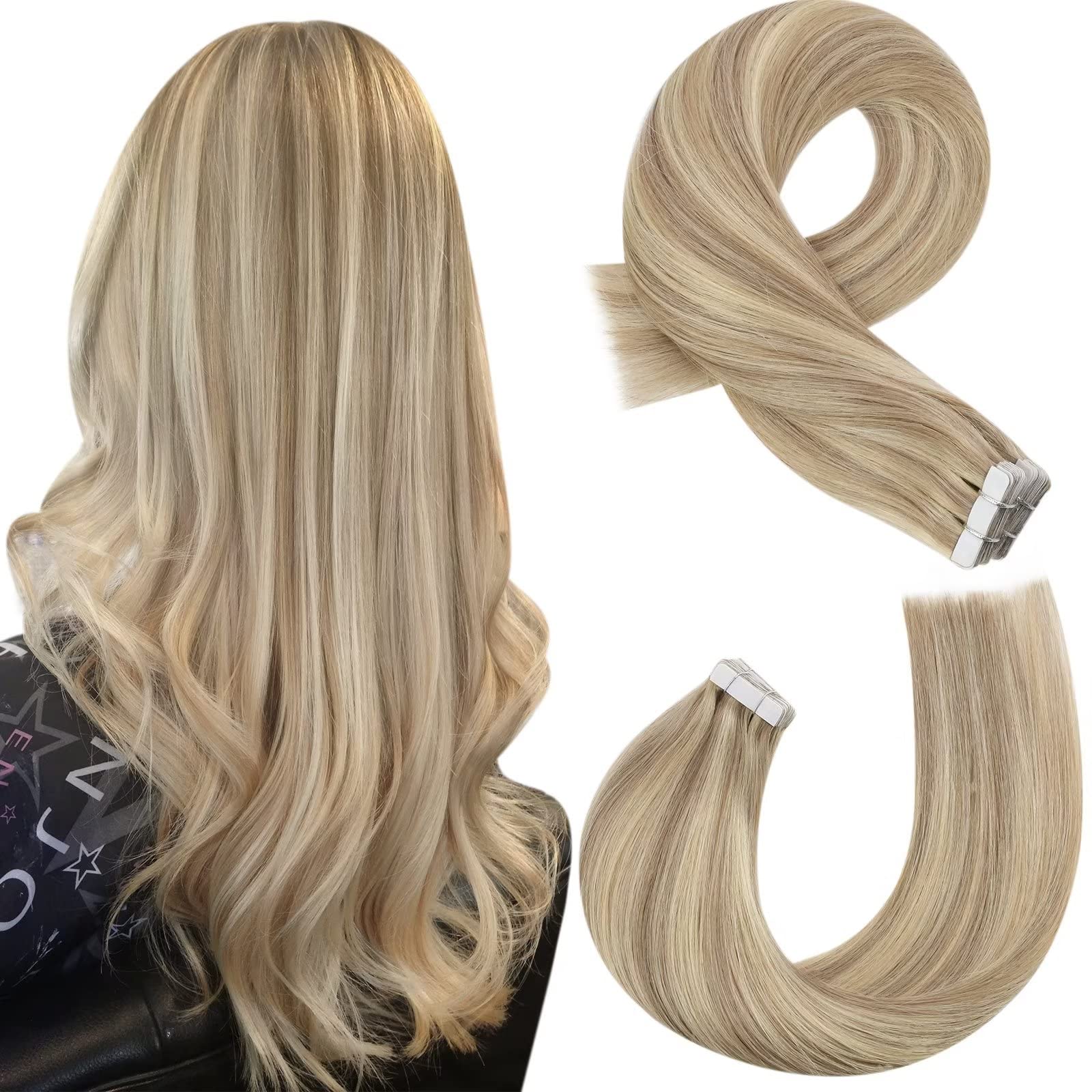 Foto 1 | Extensiones De Cabello Humano Real Moresoo, Rubio Miel - Venta Internacional.
