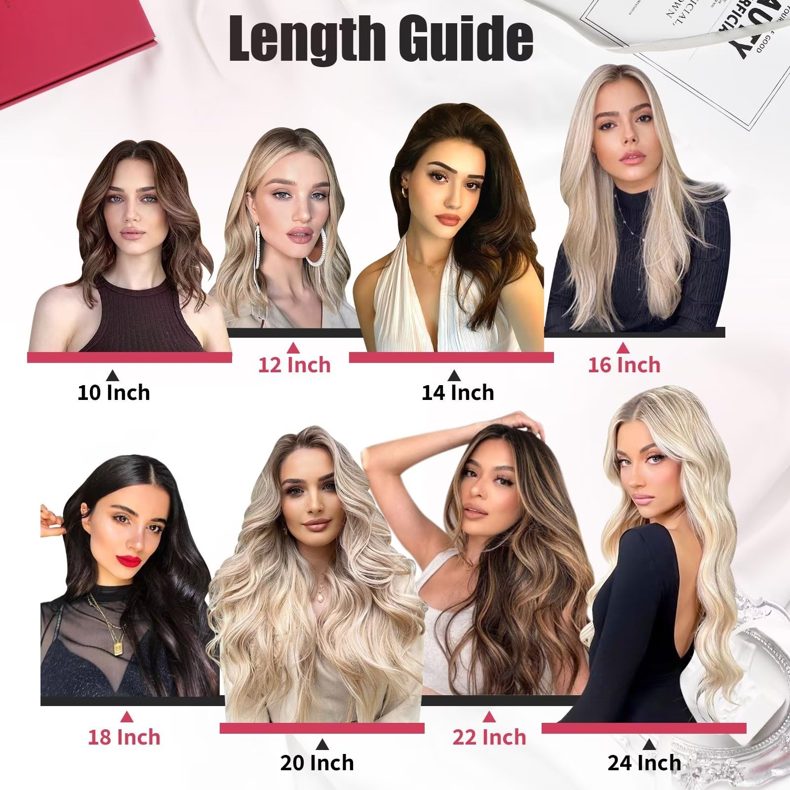 Foto 6 pulgar | Extensiones De Cabello Humano Real Moresoo, Rubio Miel - Venta Internacional.