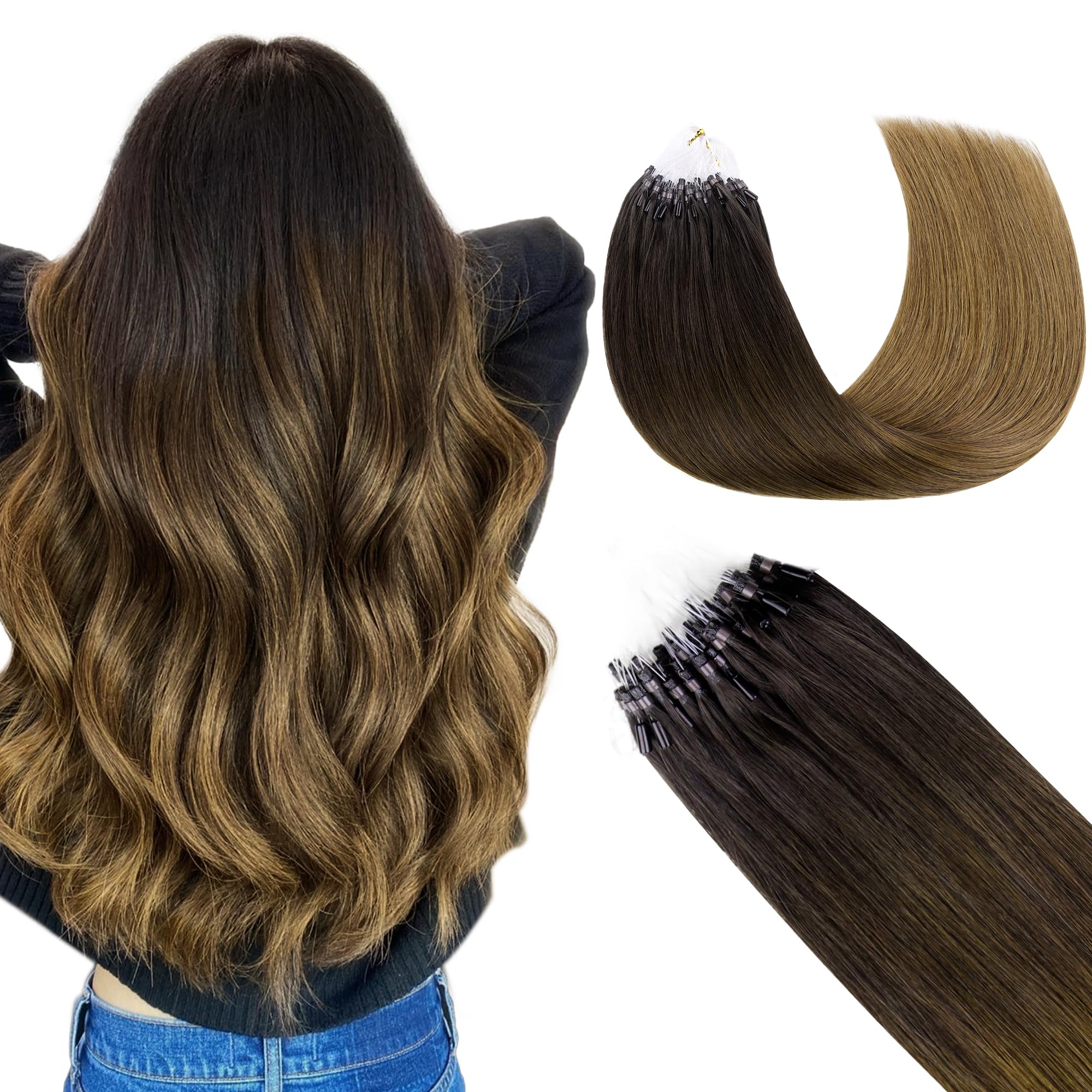Foto 2 pulgar | Extensiones De Cabello Goo Goo Micro Link Tip 14 Pulgadas 50 G 50s - Venta Internacional.
