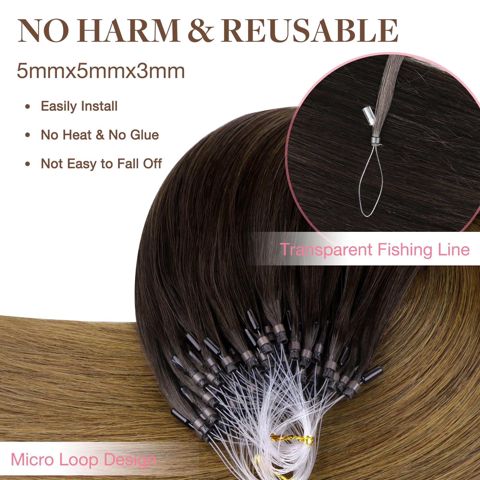 Foto 5 pulgar | Extensiones De Cabello Goo Goo Micro Link Tip 14 Pulgadas 50 G 50s - Venta Internacional.