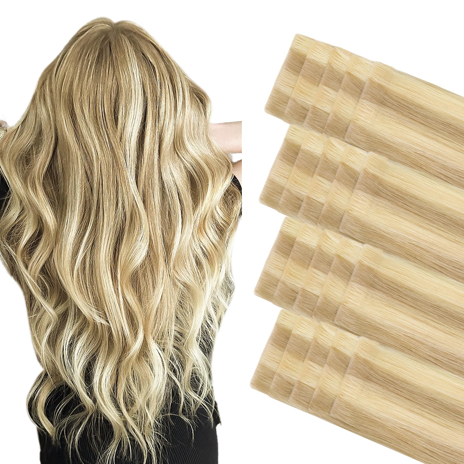 Foto 2 pulgar | Extensiones De Cabello Goo Goo Invisi Edge Tape 18d/22f 40 Cm 50 G - Venta Internacional.
