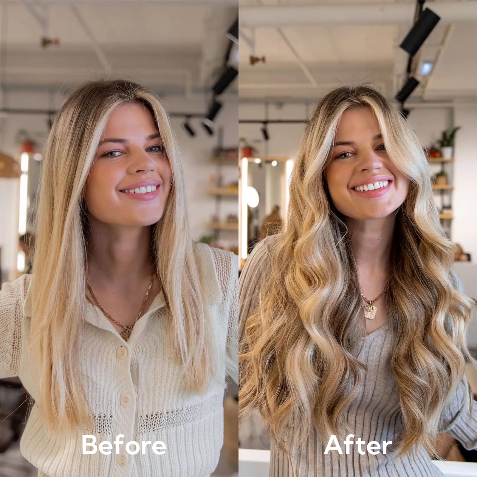 Foto 7 | Extensiones De Pelo Con Cinta Adhesiva Hotbanana, 26 Cm, 10 Unidades, 30 G, Platino - Venta Internacional.