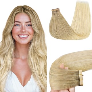 Foto 1 | Extensiones De Cabello Con Cinta Adhesiva Goo Goo Human Hair, 18 Pulgadas, 50 G, 20 Unidades - Venta Internacional.