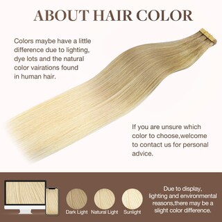 Foto 6 | Extensiones De Cabello Con Cinta Adhesiva Goo Goo Human Hair, 18 Pulgadas, 50 G, 20 Unidades - Venta Internacional.