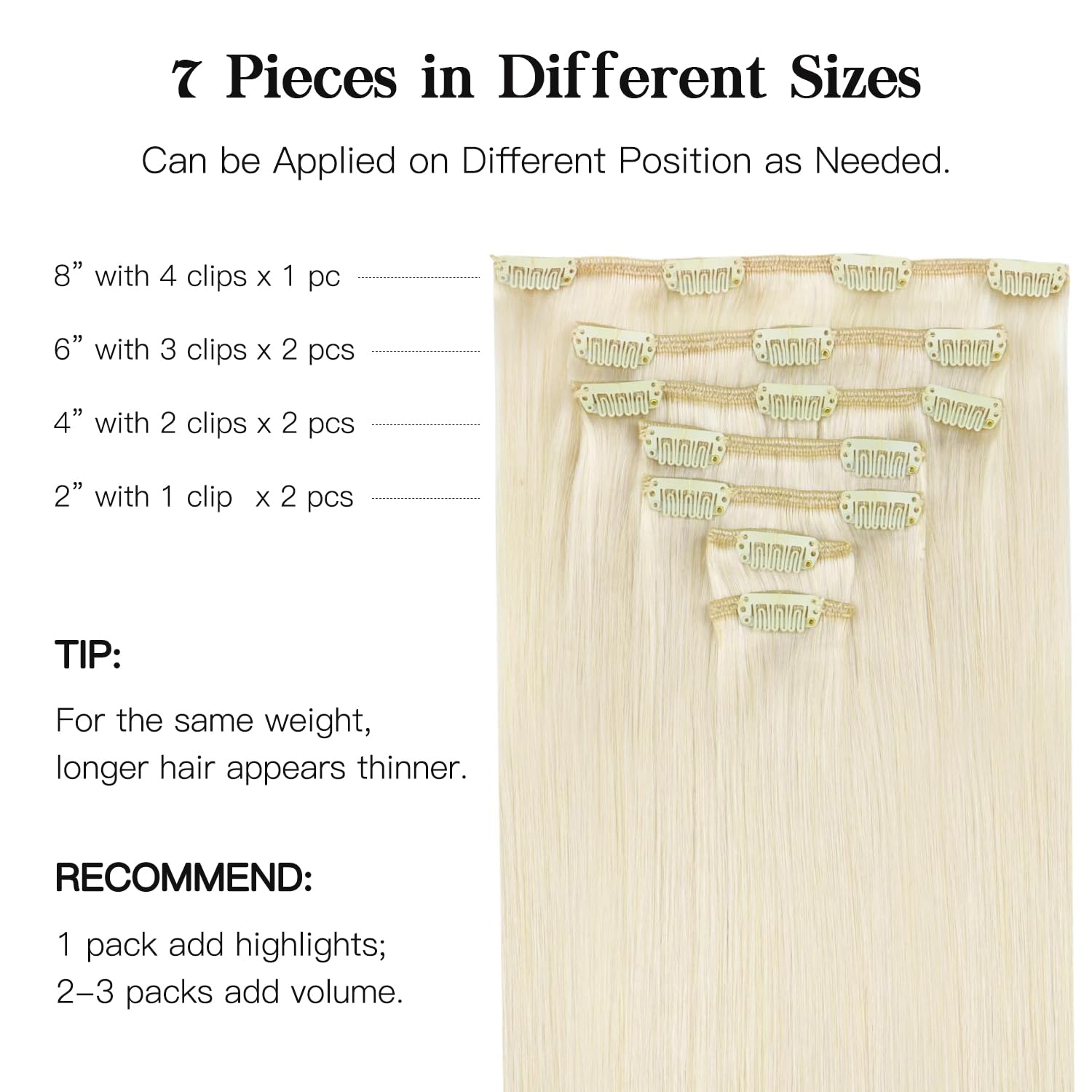 Foto 3 | Extensiones De Cabello Hotbanana Human Hair Marfil Blonde 120g - Venta Internacional.