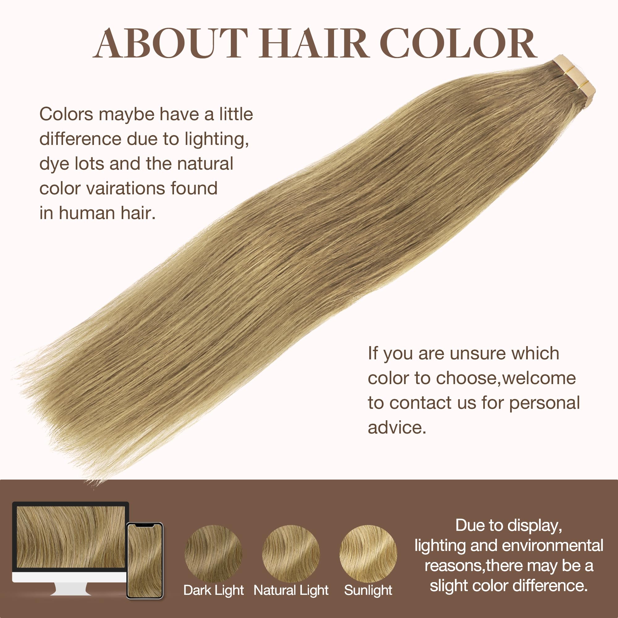 Foto 7 pulgar | Extensiones De Cabello Con Cinta Adhesiva Goo Goo Human Hair 20 Pulgadas, 50 G, 20 Unidades - Venta Internacional.